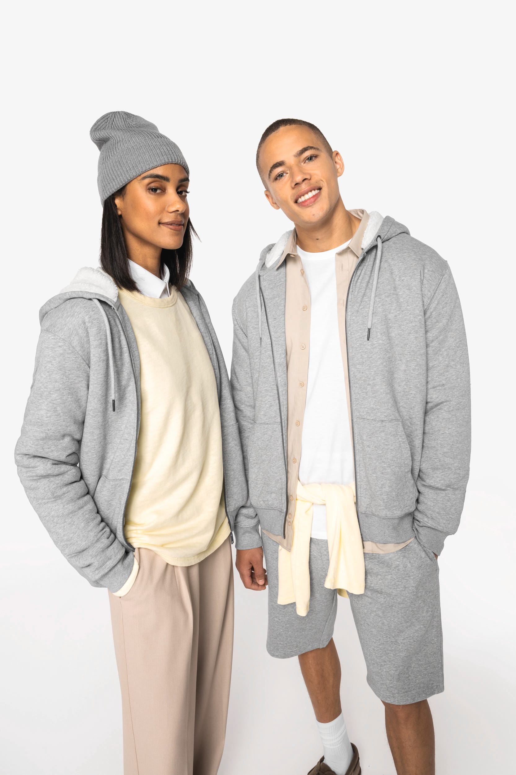Sherpa-Lined Full Zip Hoodie 580 g/m² | NS460 - {{product_code}}