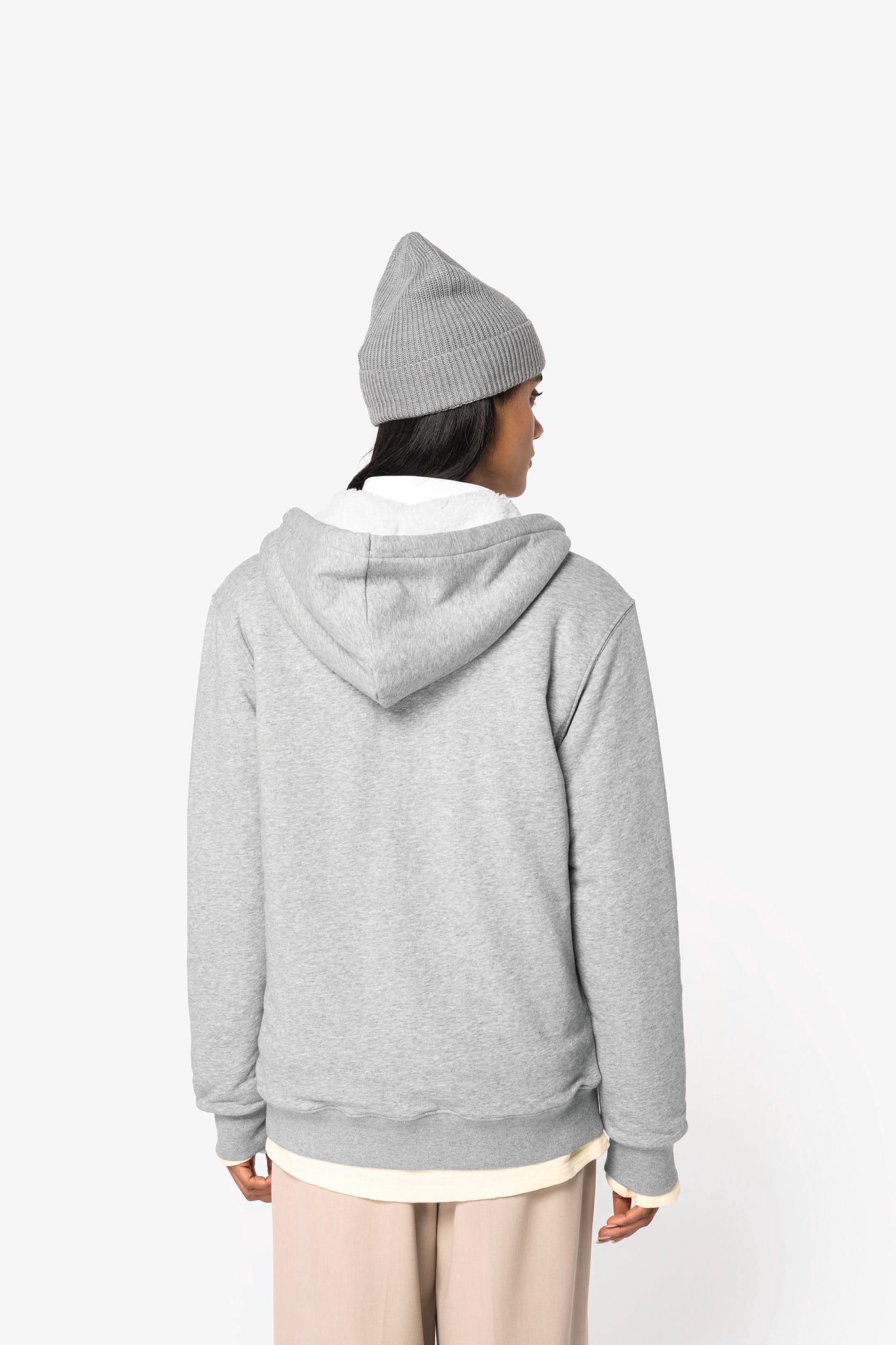 Sherpa-Lined Full Zip Hoodie 580 g/m² | NS460 - {{product_code}}