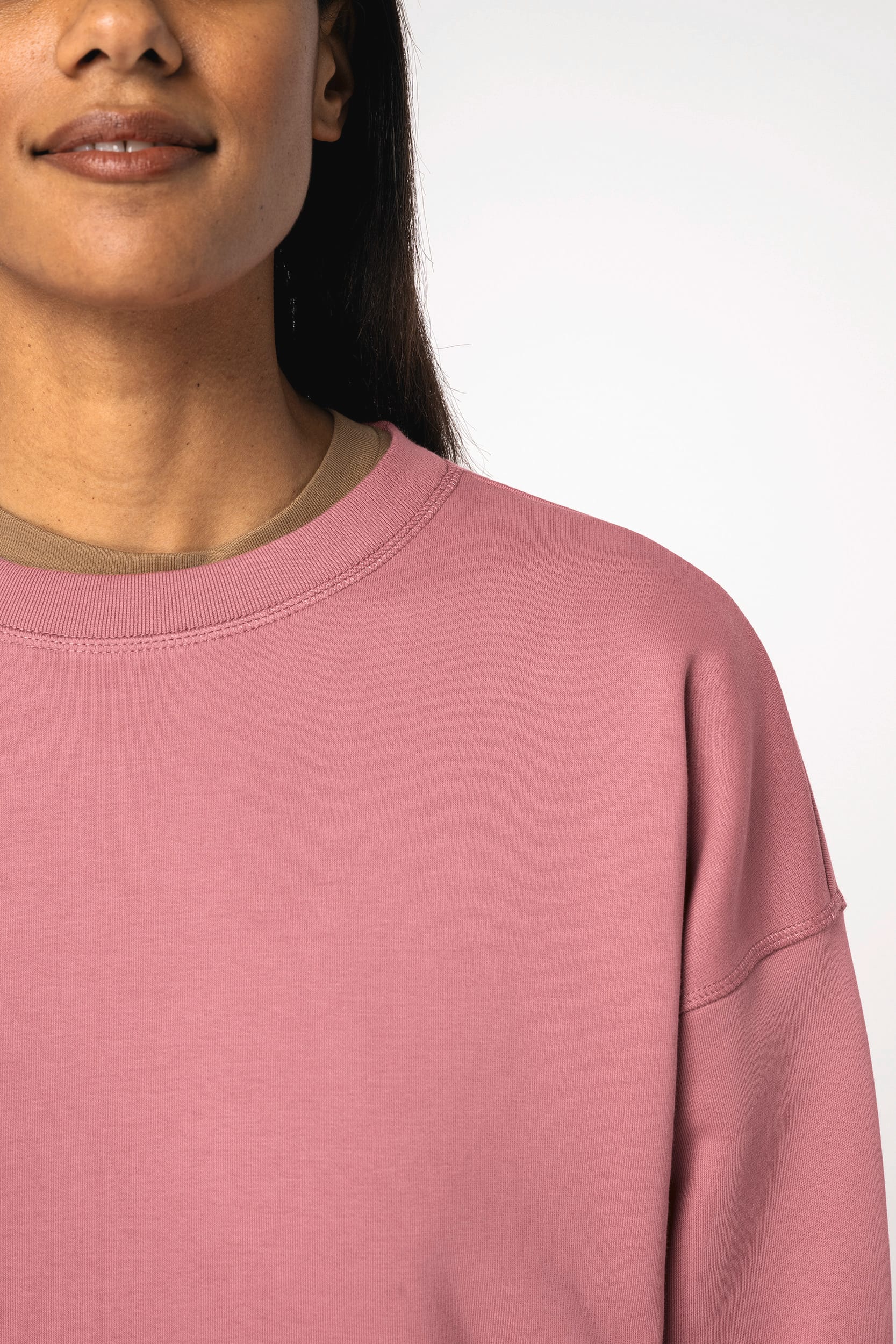 Native Spirit NS439 - Eco-friendly Ladies' Dropped Shoulders Round Neck Sweatshirt