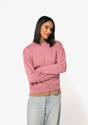Native Spirit NS439 - Eco-friendly Ladies' Dropped Shoulders Round Neck Sweatshirt