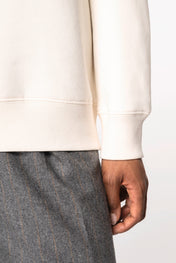 Native Spirit NS432 - Eco-friendly Unisex Dropped Shoulders Quarter Zipper Sweatshirt With Polo Collar