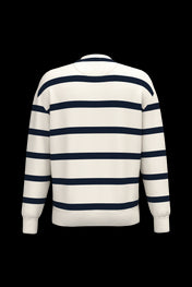 Native Spirit NS450 - Eco-friendly Unisex Striped Dropped Shoulders Round Neck Sweatshirt