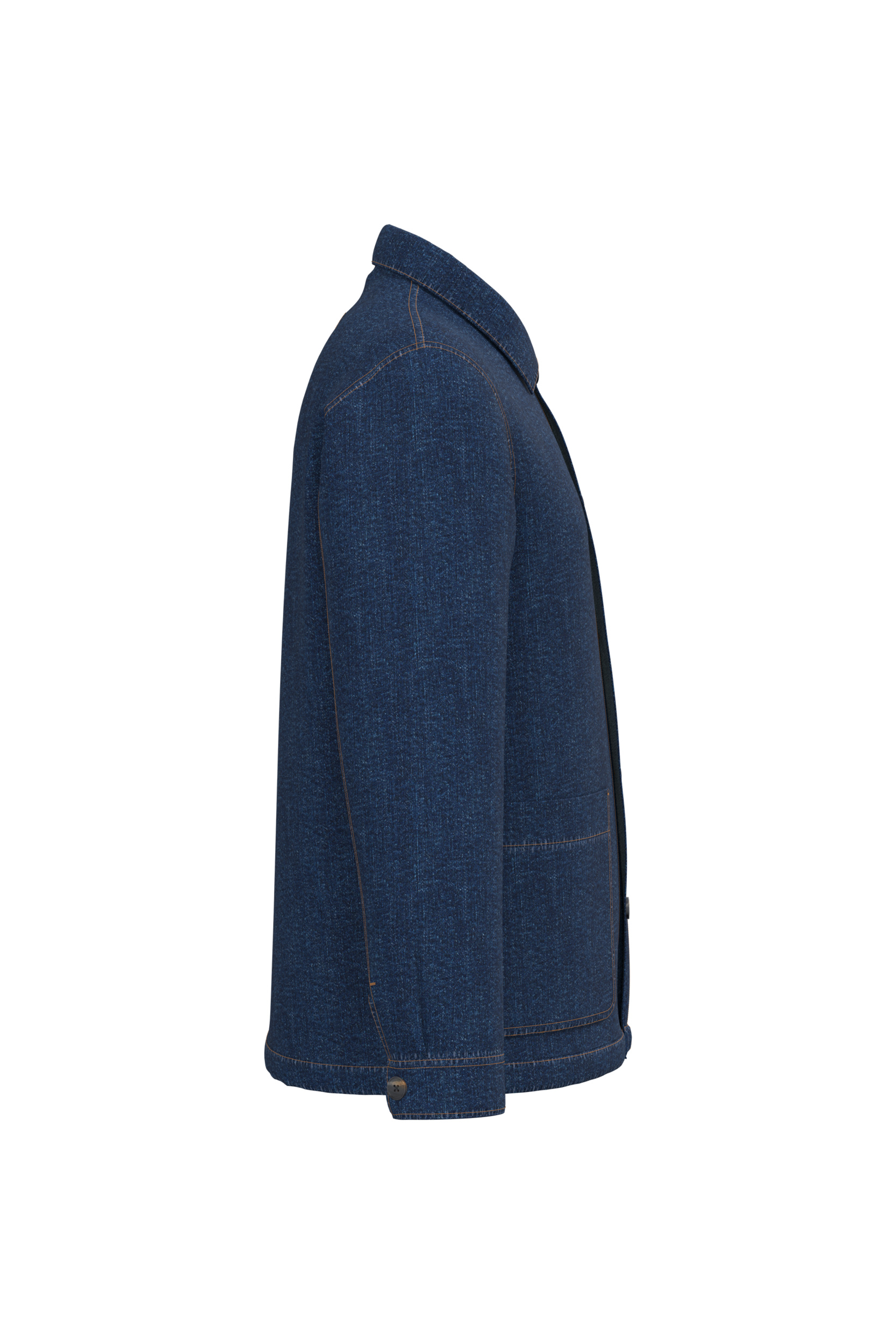 Native Spirit NS614 - Eco-friendly Unisex Dropped Shoulders Denim Jacket