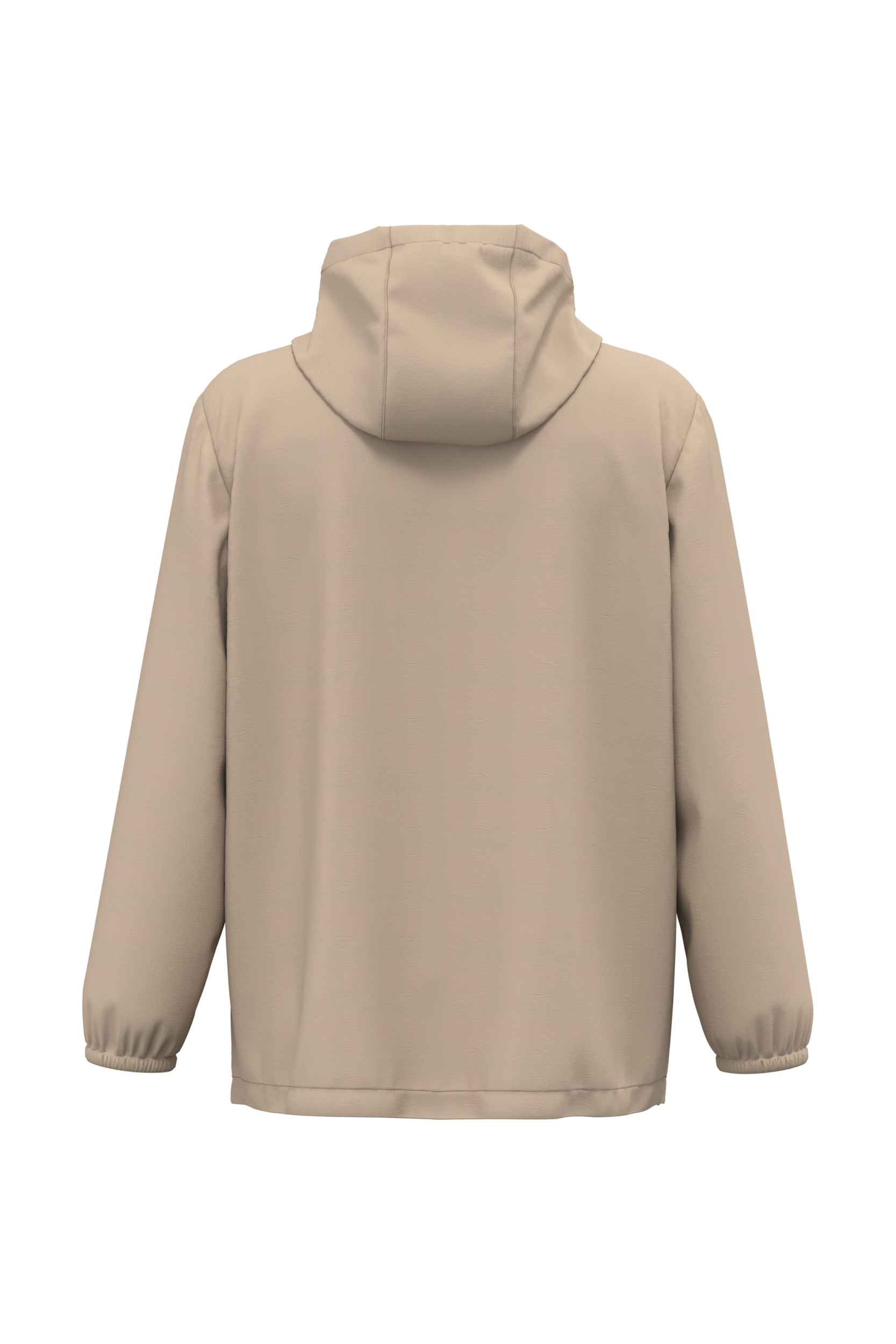 Waterproof Quarter Zip Windbreaker 4000mm | Organic Blank