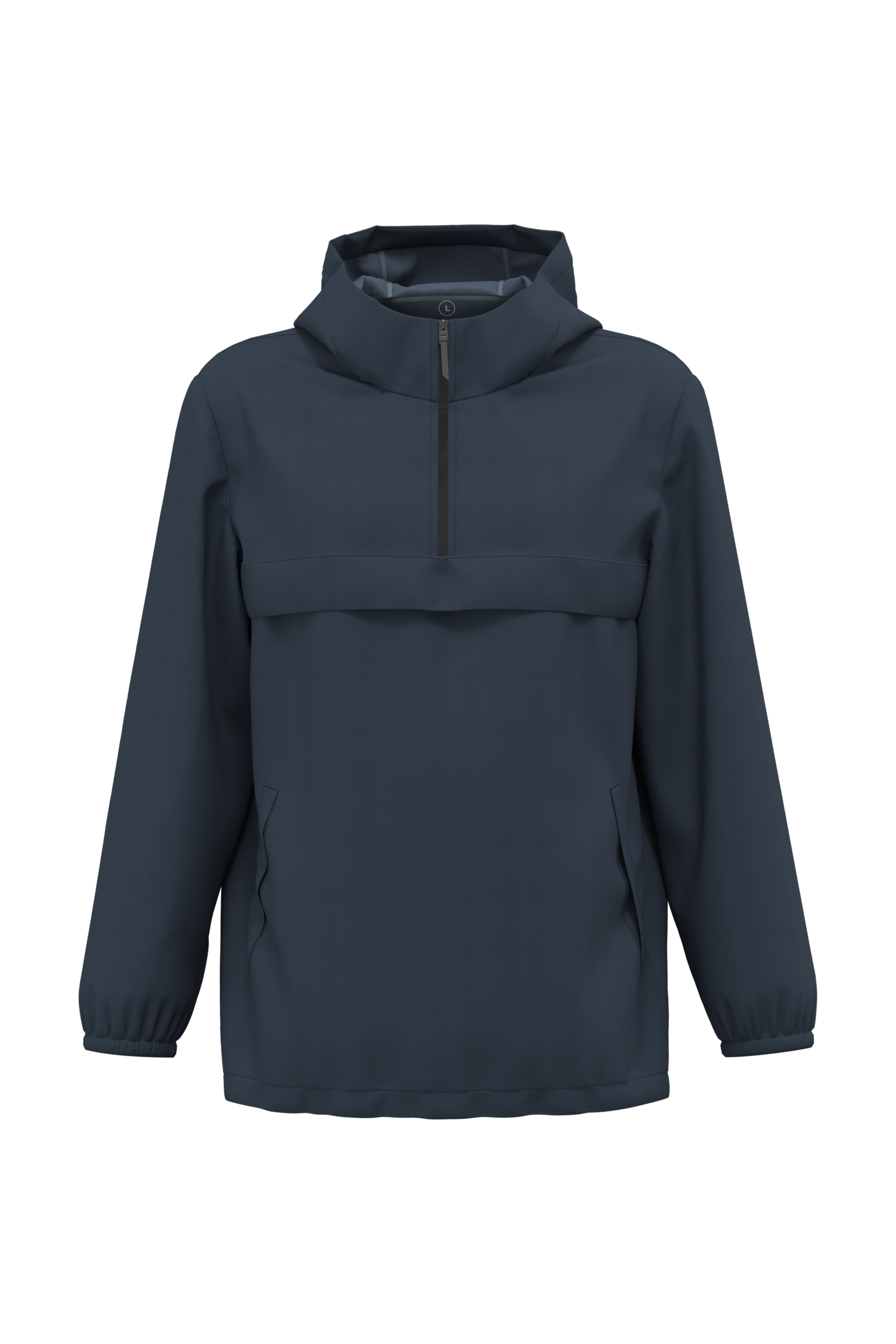 Waterproof Quarter Zip Windbreaker 4000mm | Organic Blank
