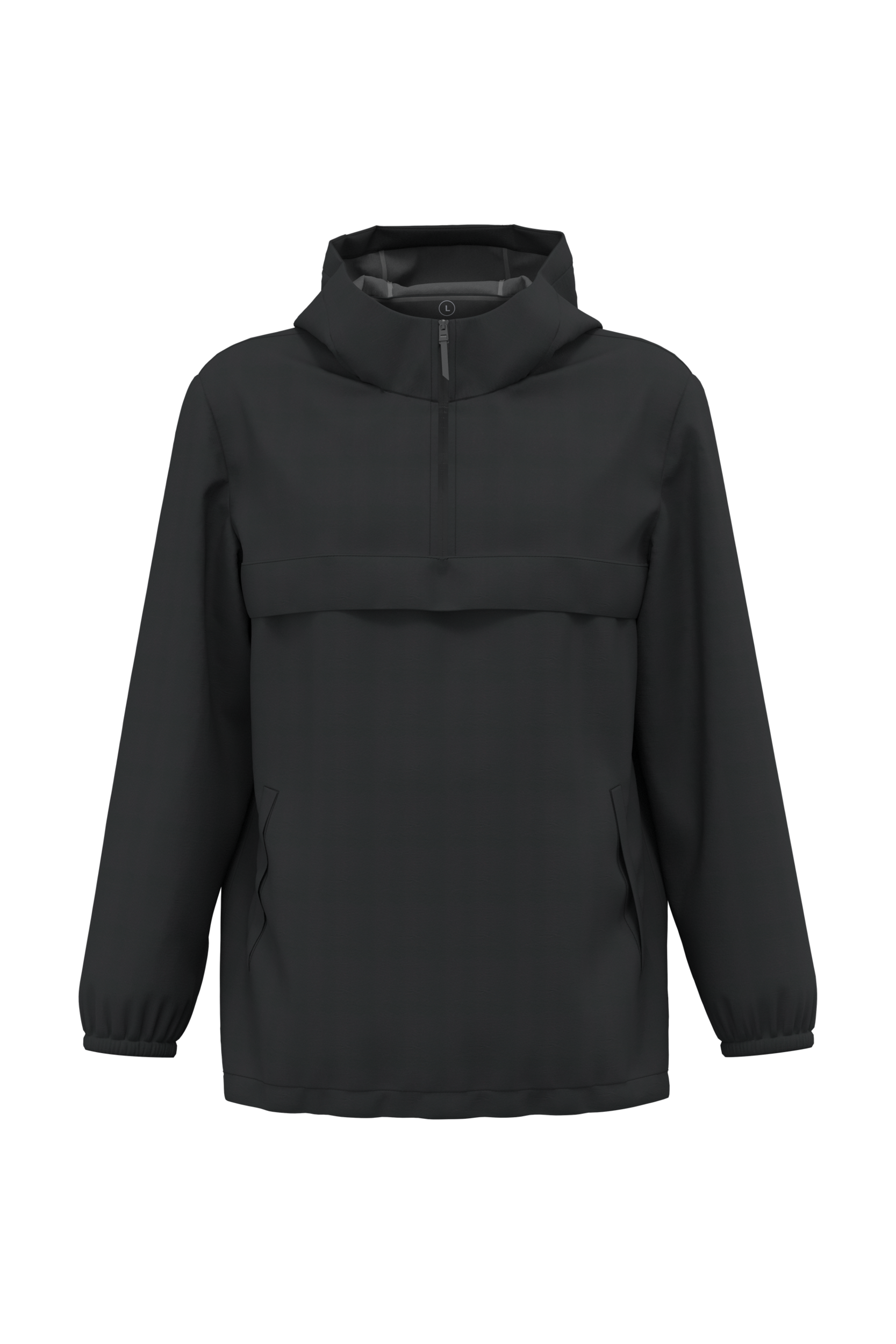 Waterproof Quarter Zip Windbreaker 4000mm | Organic Blank
