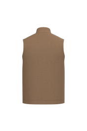 Native Spirit NS623 - Eco-friendly Unisex Padded Twill Bodywarmer With Teddy Collar