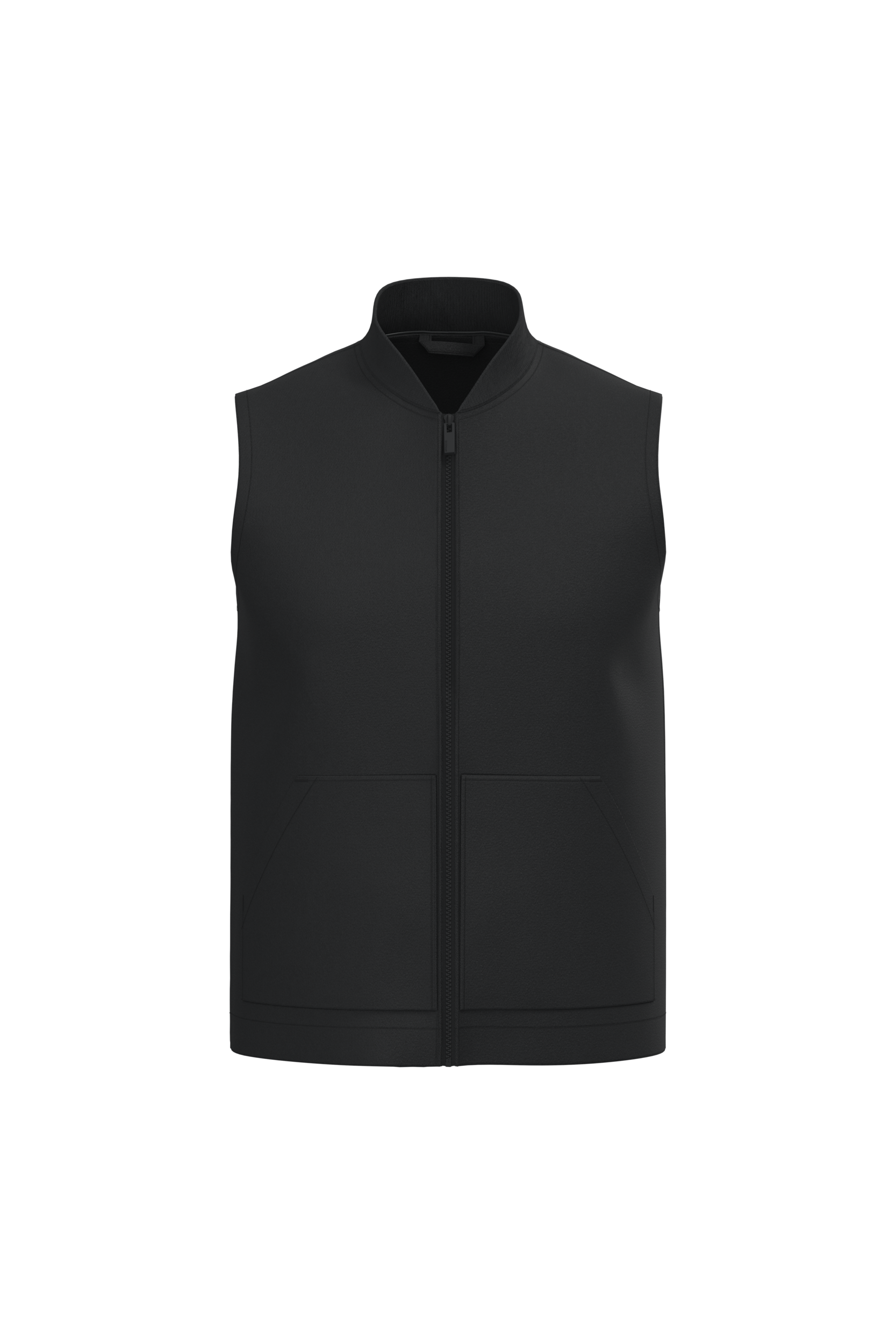 Native Spirit NS623 - Eco-friendly Unisex Padded Twill Bodywarmer With Teddy Collar