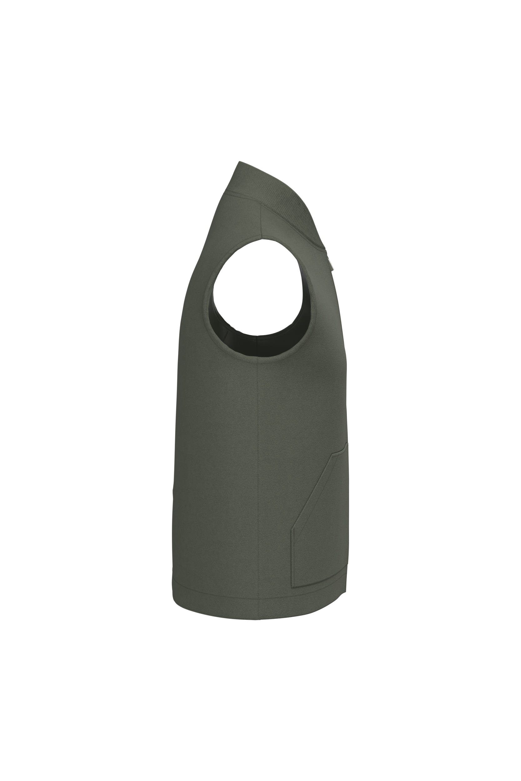 Native Spirit NS623 - Eco-friendly Unisex Padded Twill Bodywarmer With Teddy Collar