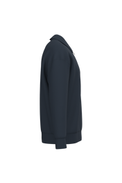 Native Spirit NS432 - Eco-friendly Unisex Dropped Shoulders Quarter Zipper Sweatshirt With Polo Collar