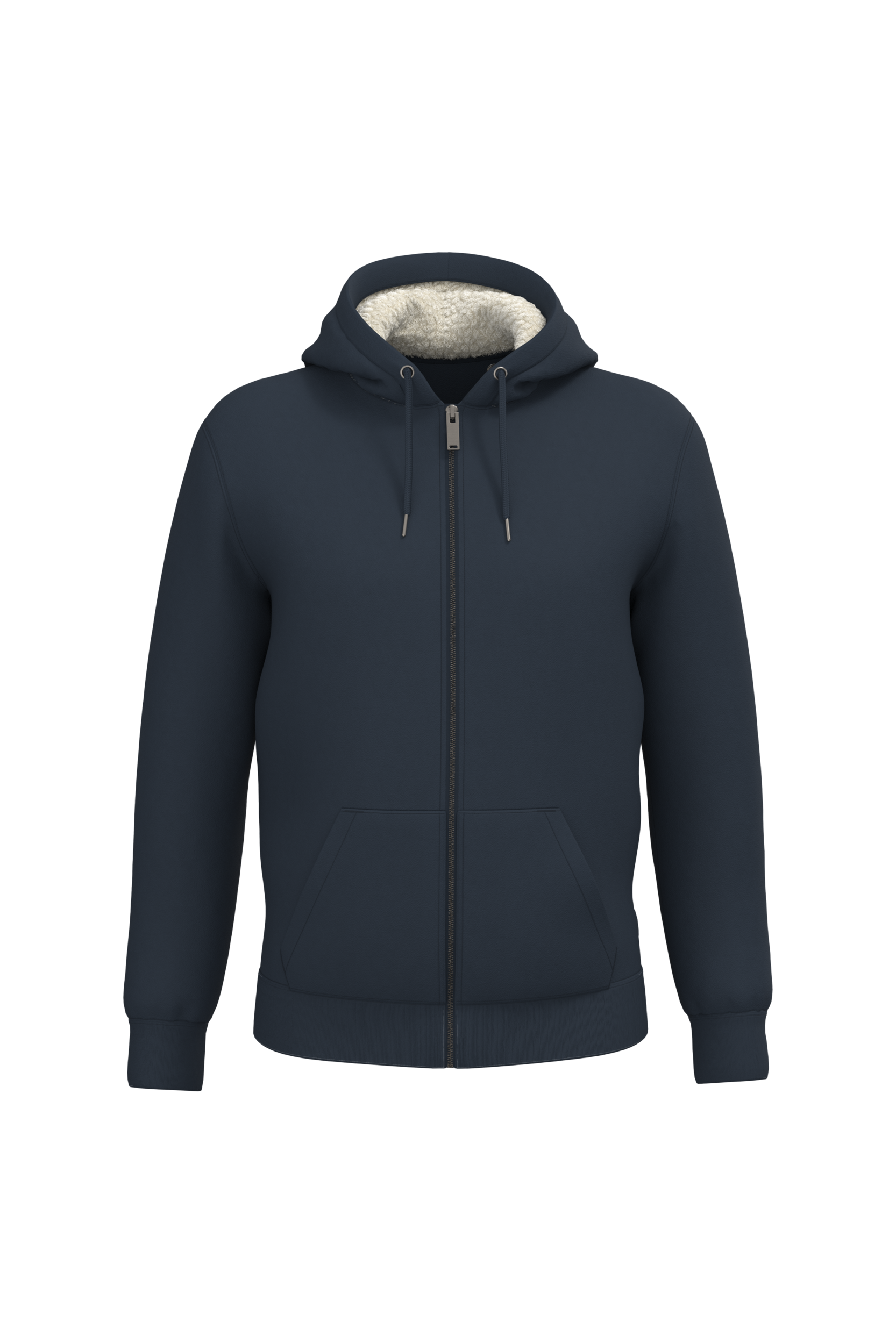 Native Spirit NS460 - Eco-friendly Unisex Sherpa-lined Full Zip Sweatshirt580 g/m²