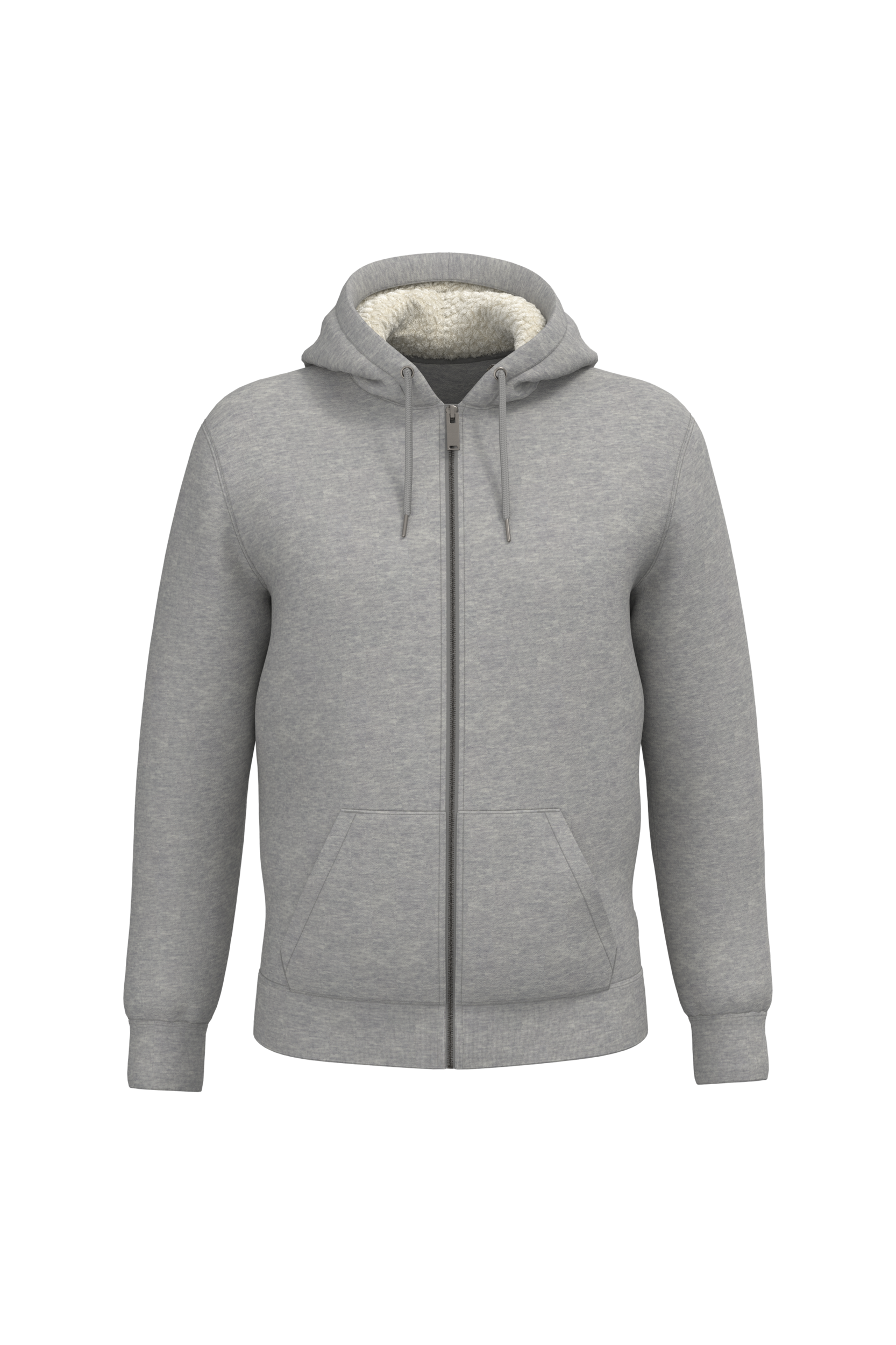 Native Spirit NS460 - Eco-friendly Unisex Sherpa-lined Full Zip Sweatshirt580 g/m²