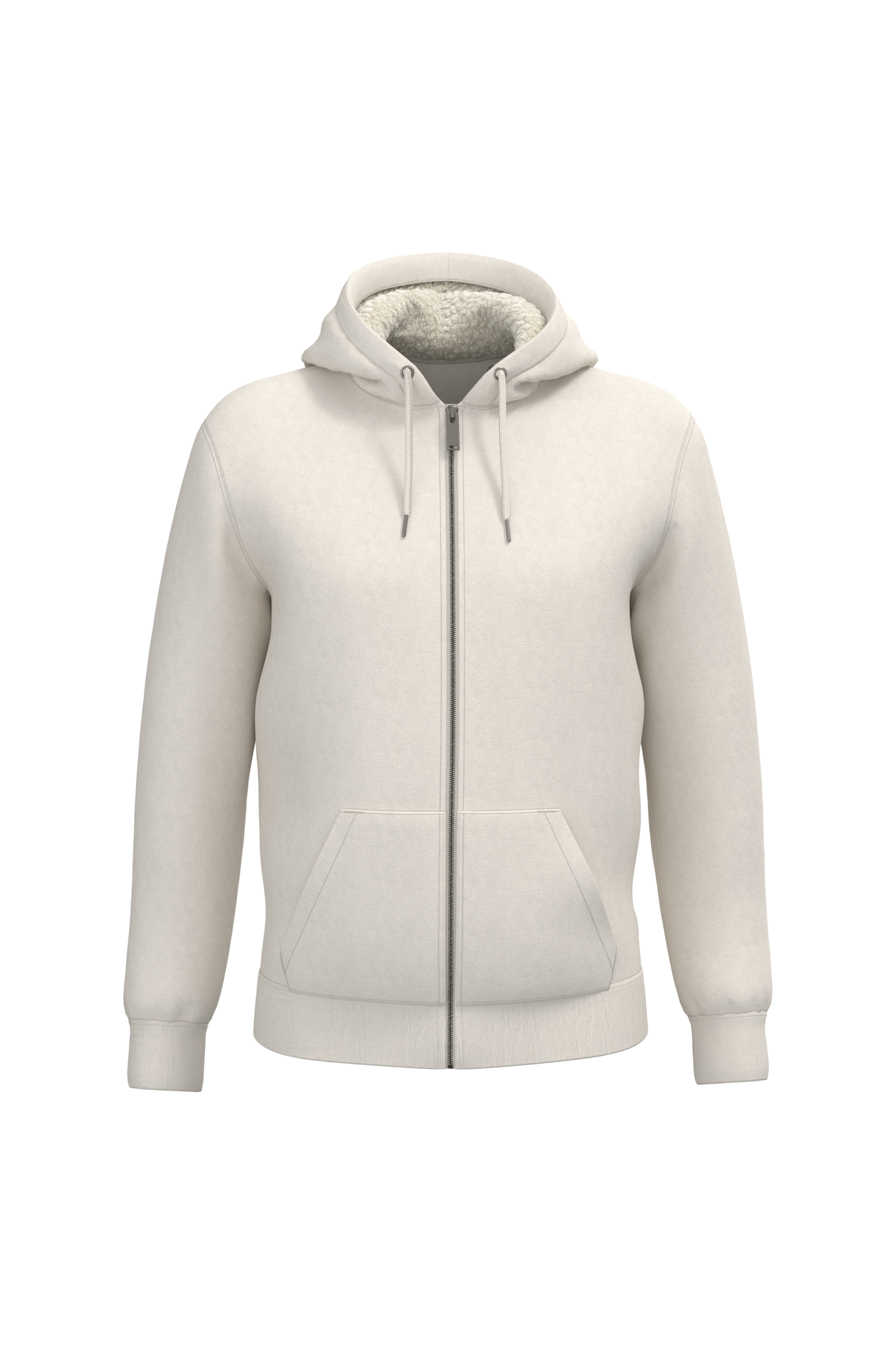 Native Spirit NS460 - Eco-friendly Unisex Sherpa-lined Full Zip Sweatshirt580 g/m²