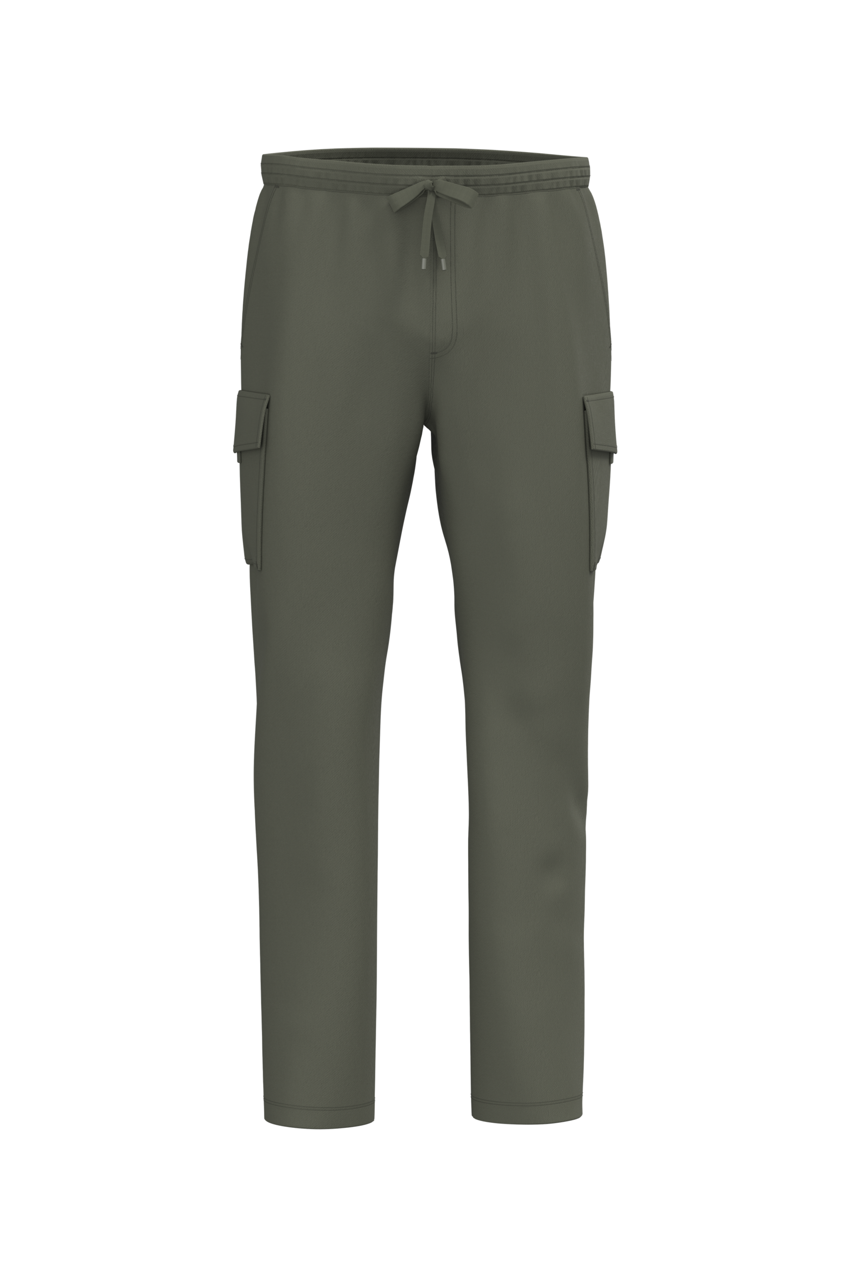 Native Spirit NS777 - Eco-friendly Men's French Terry Washed Effect Cargo Trousers