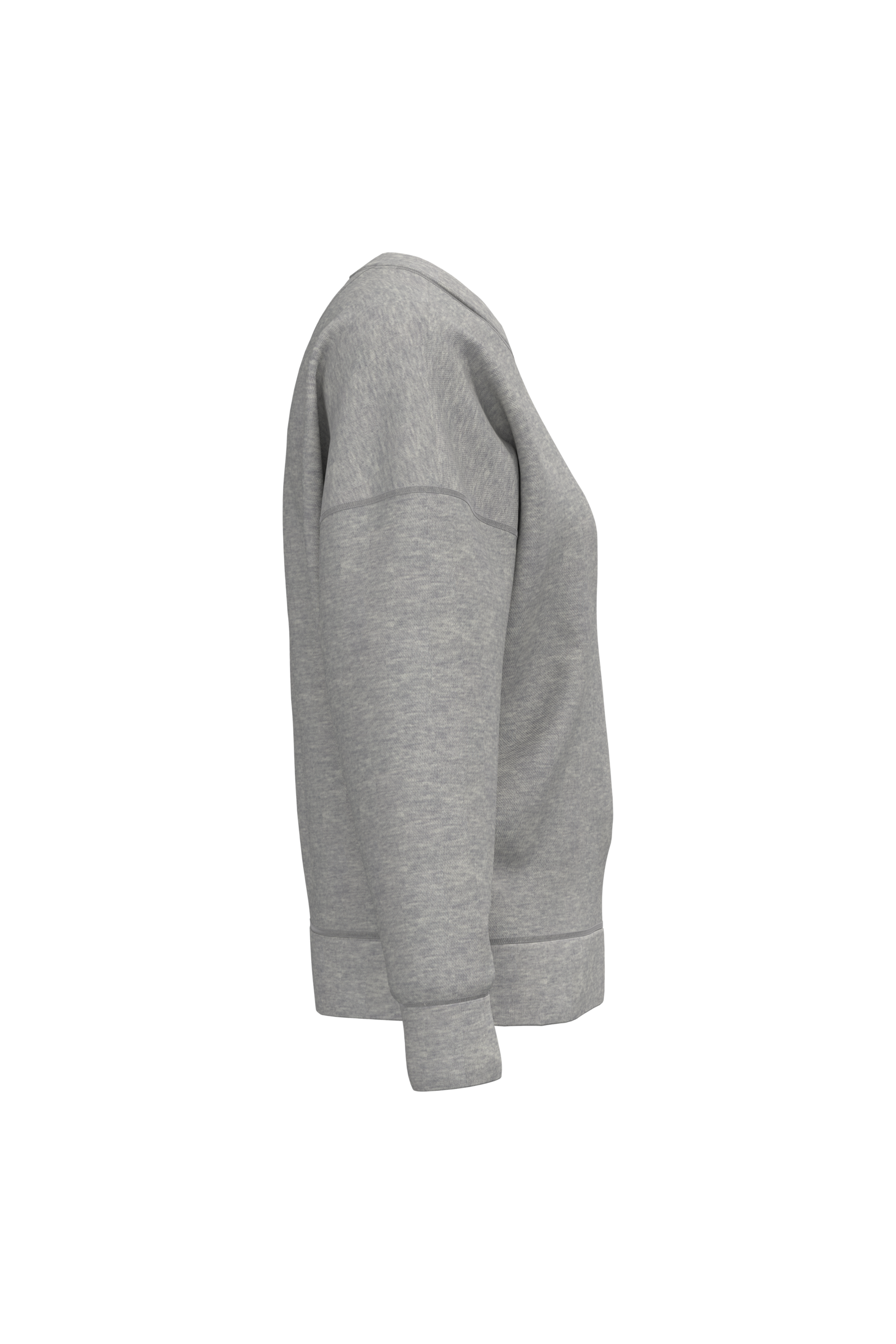 Womens Oversized Dropped Shoulder Sweatshirt | Organic Blank