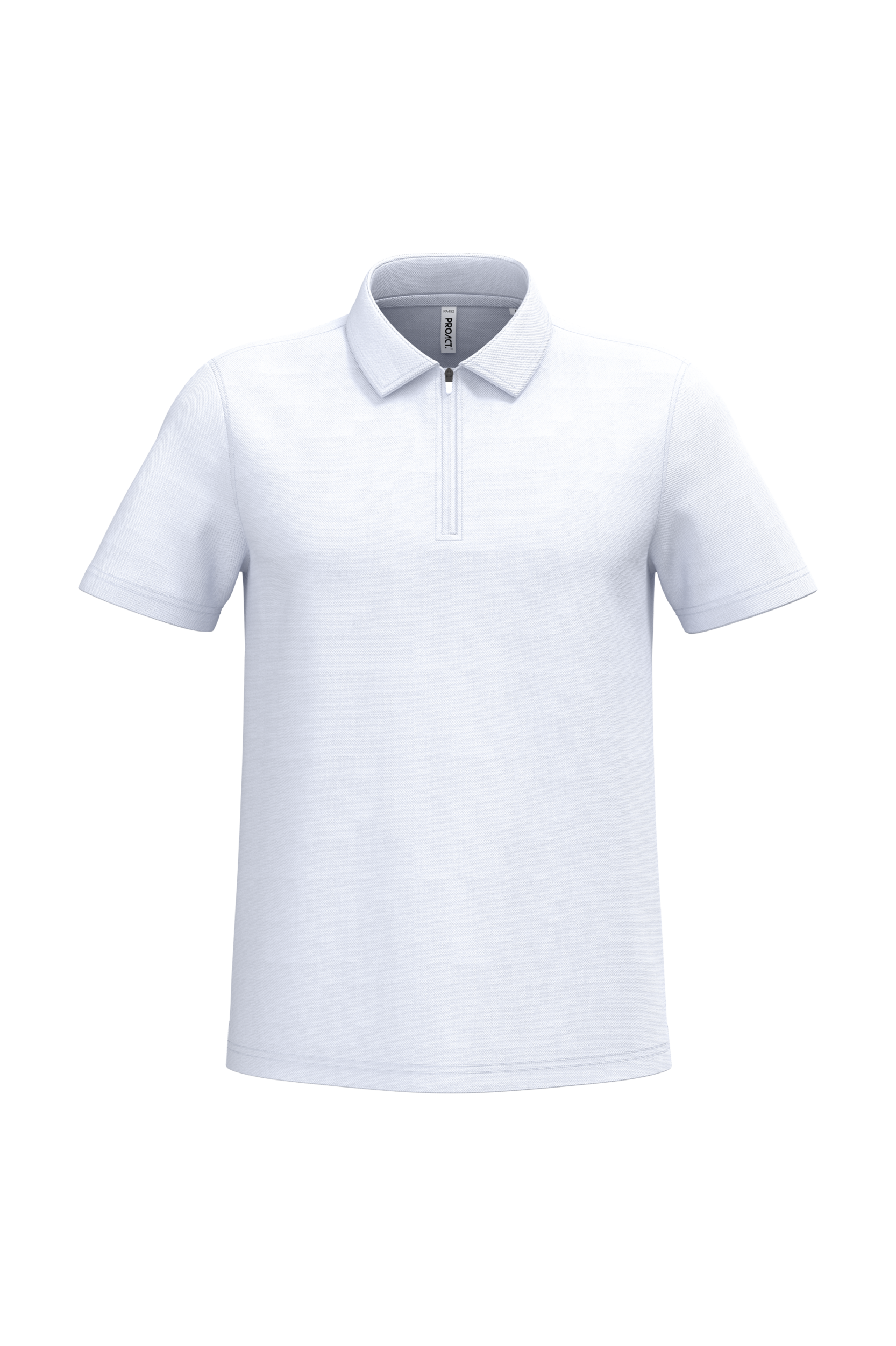 Men's 1/4 Zip Sports Polo Shirt | Organic Blank