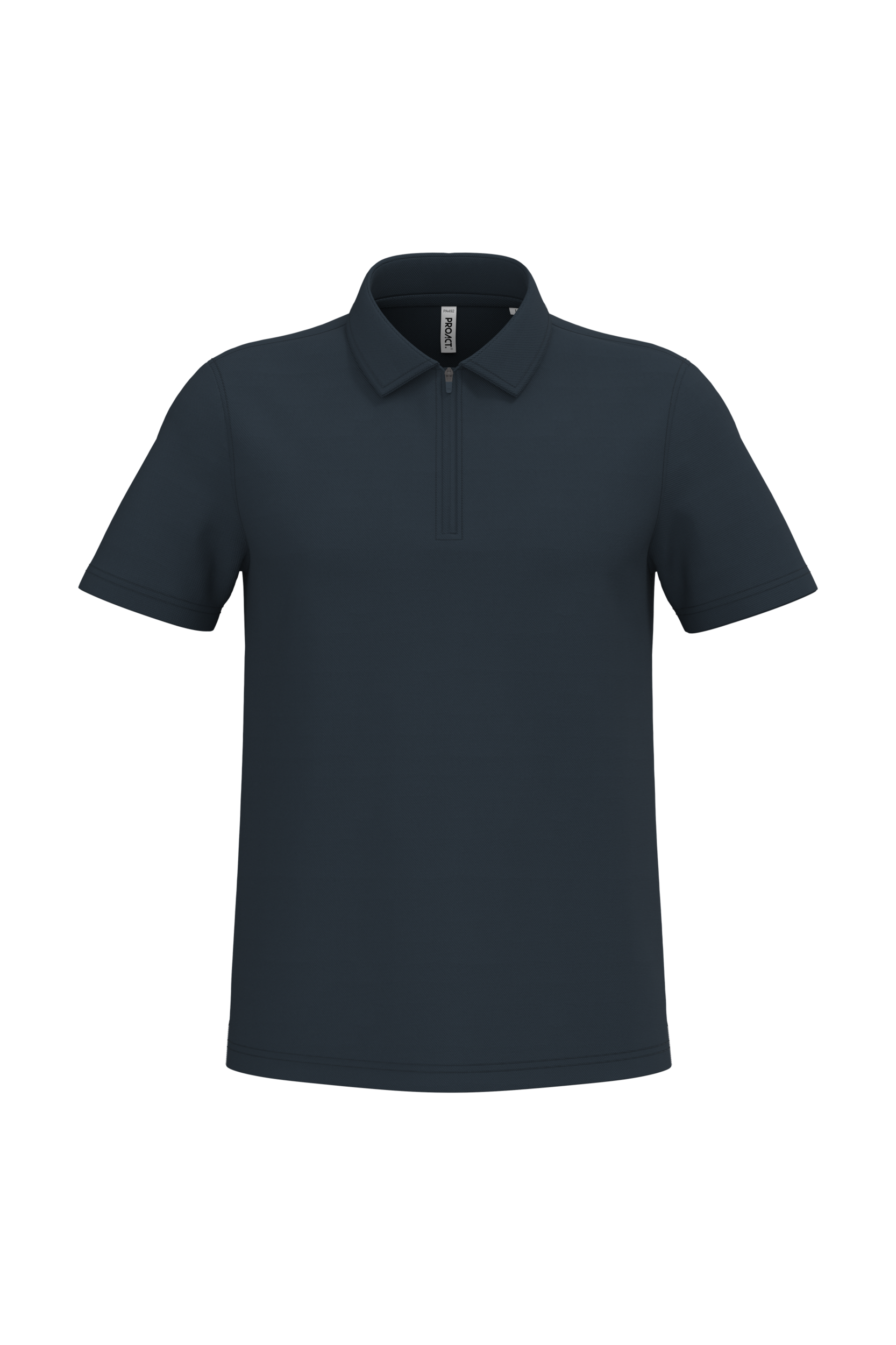 Men's 1/4 Zip Sports Polo Shirt | Organic Blank