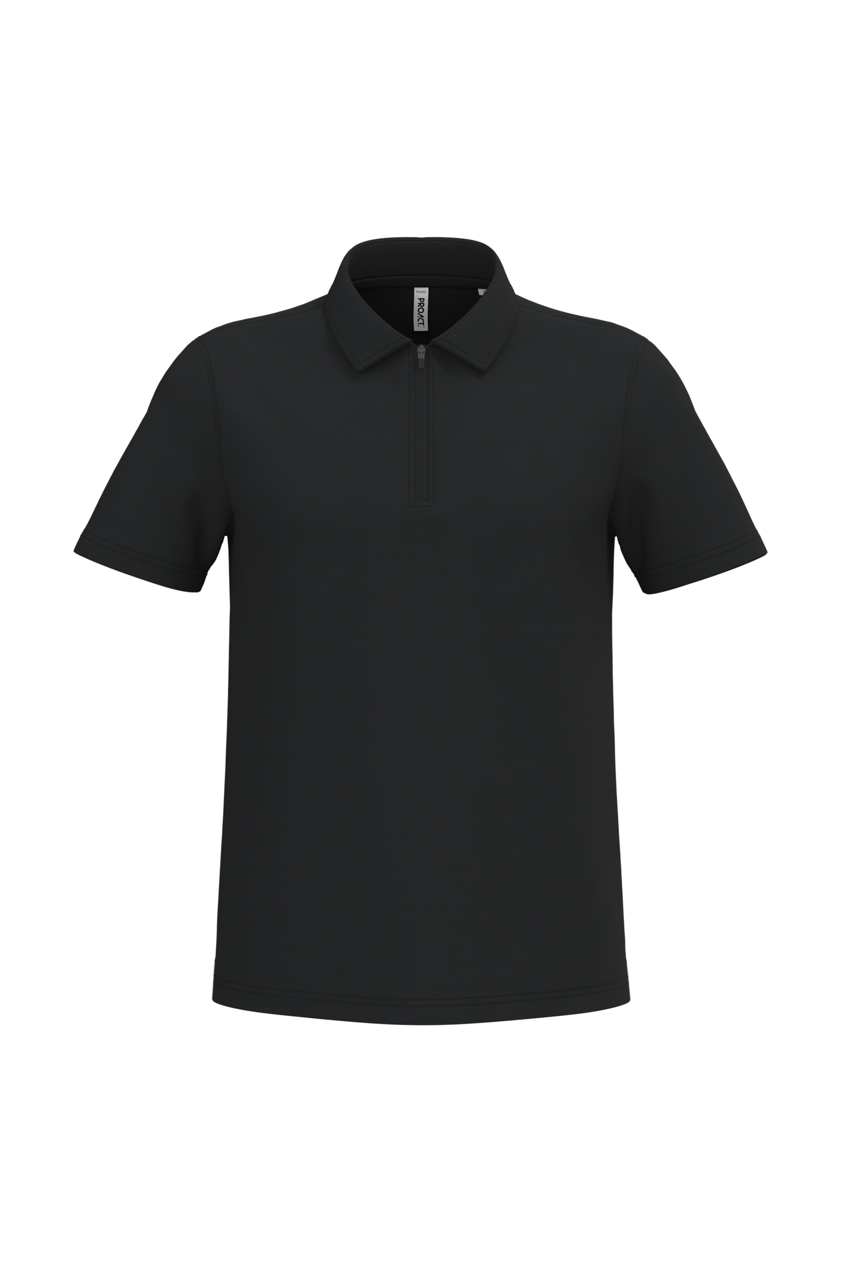 Men's 1/4 Zip Sports Polo Shirt | Organic Blank