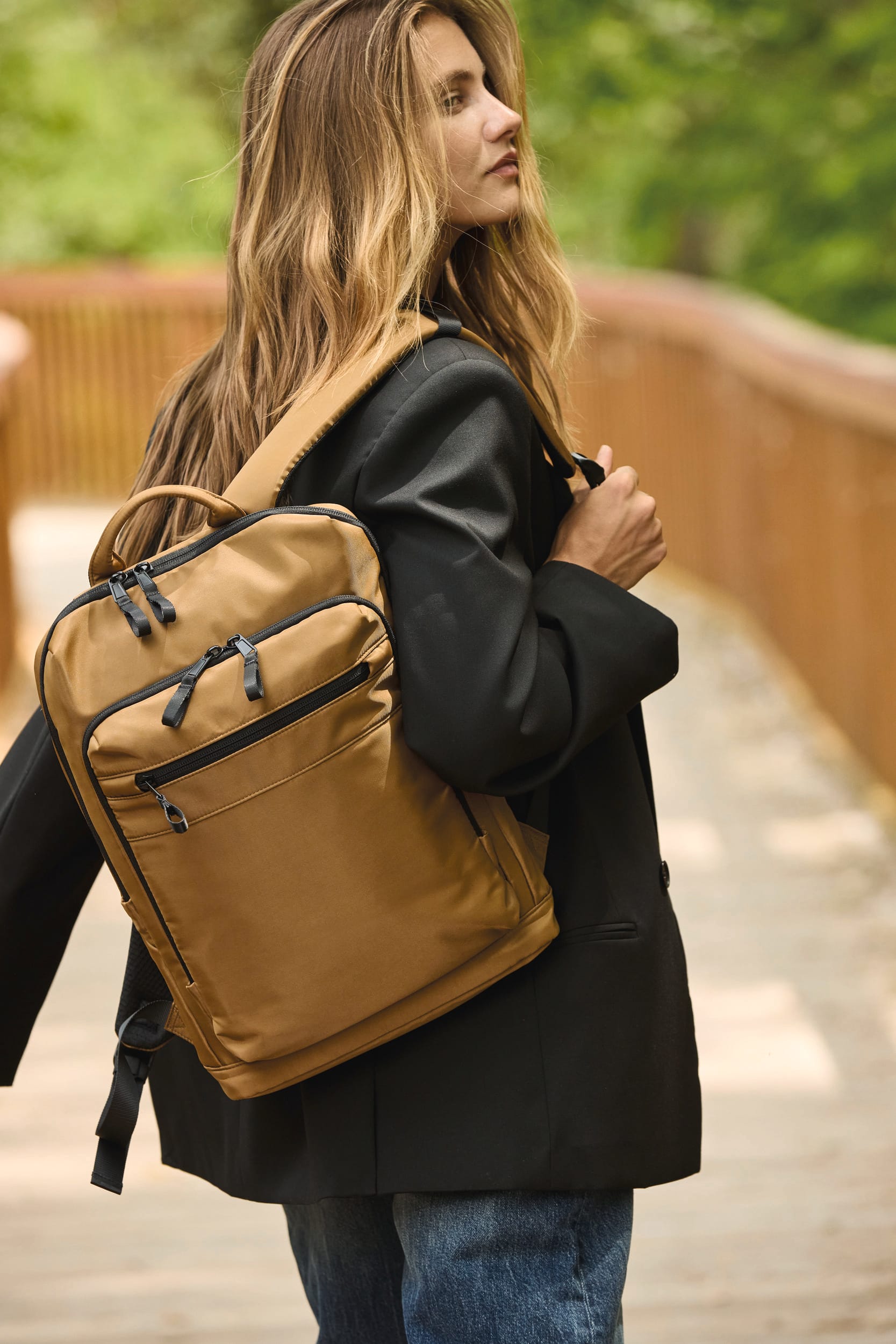 Business Backpack in Recycled Polyester - 12-Inch Laptop | KI0959