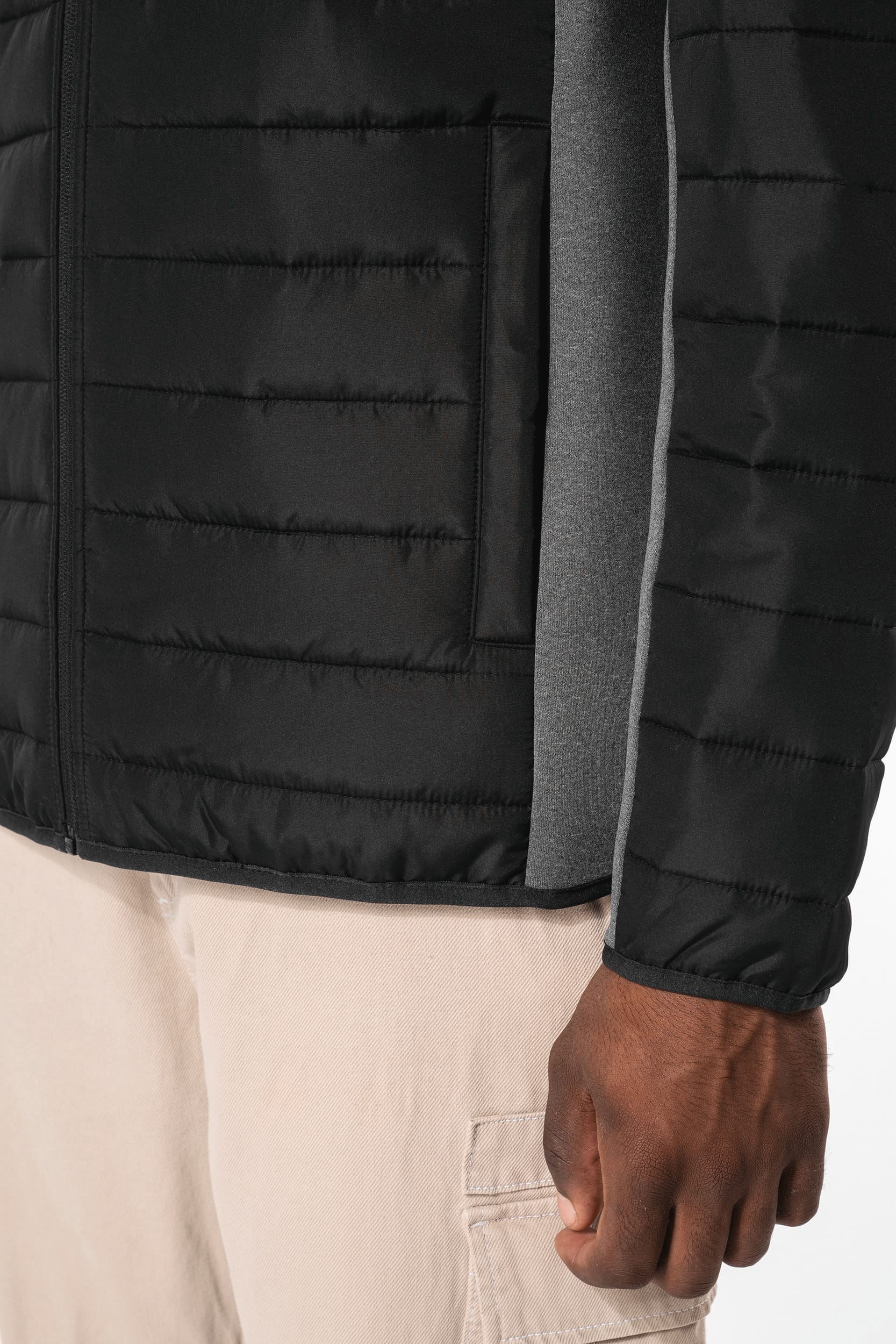 Veste Matelassée Hybride pour Homme – Doublure Recyclée | K6171