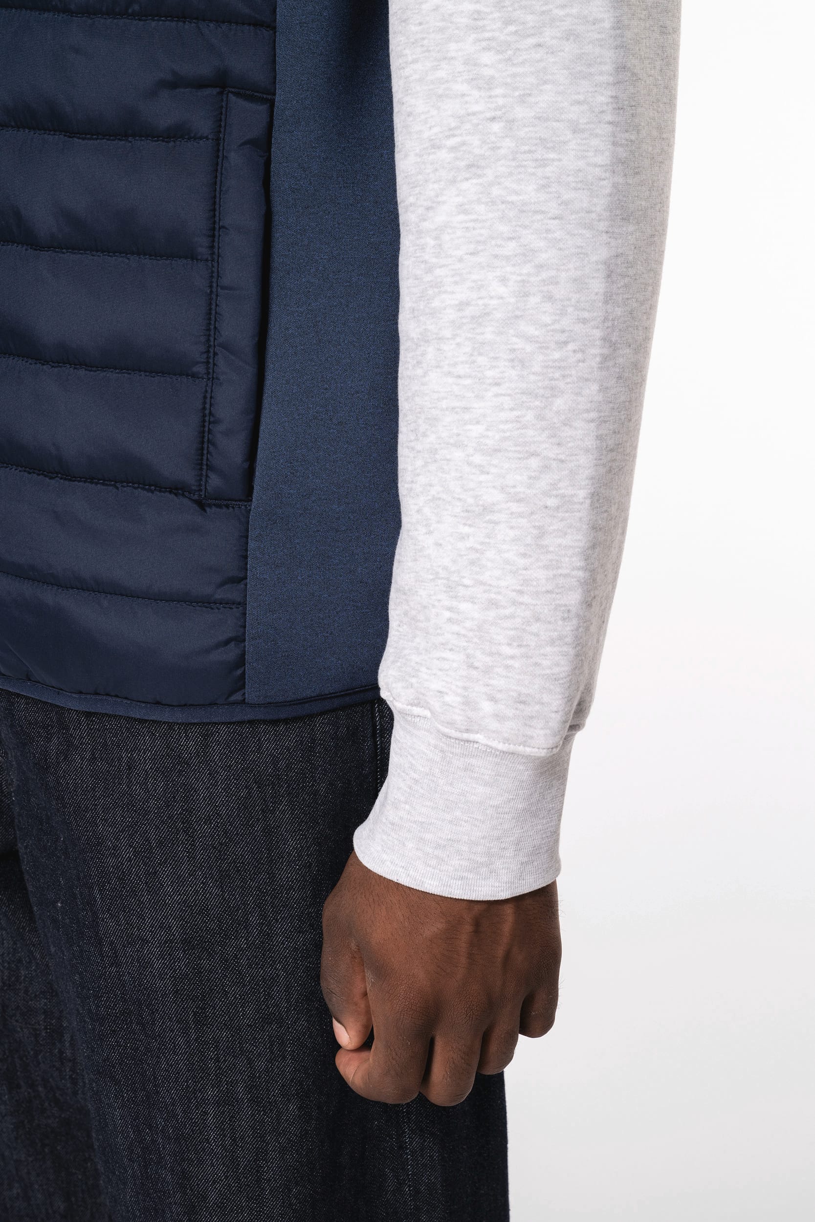 Heren Hybride Gewatteerd Vest – Gerecycleerde Voering | K6170