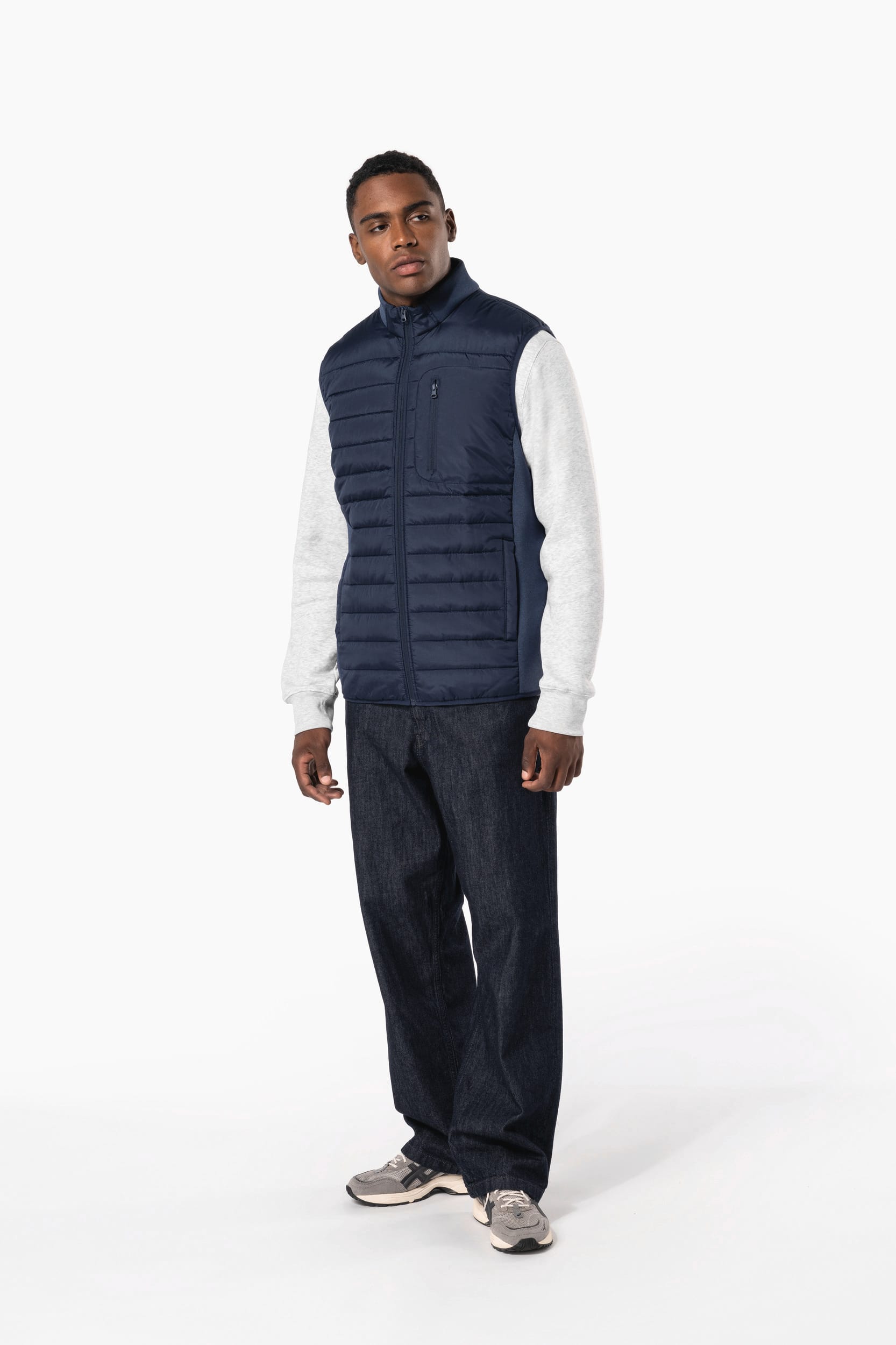 Heren Hybride Gewatteerd Vest – Gerecycleerde Voering | K6170