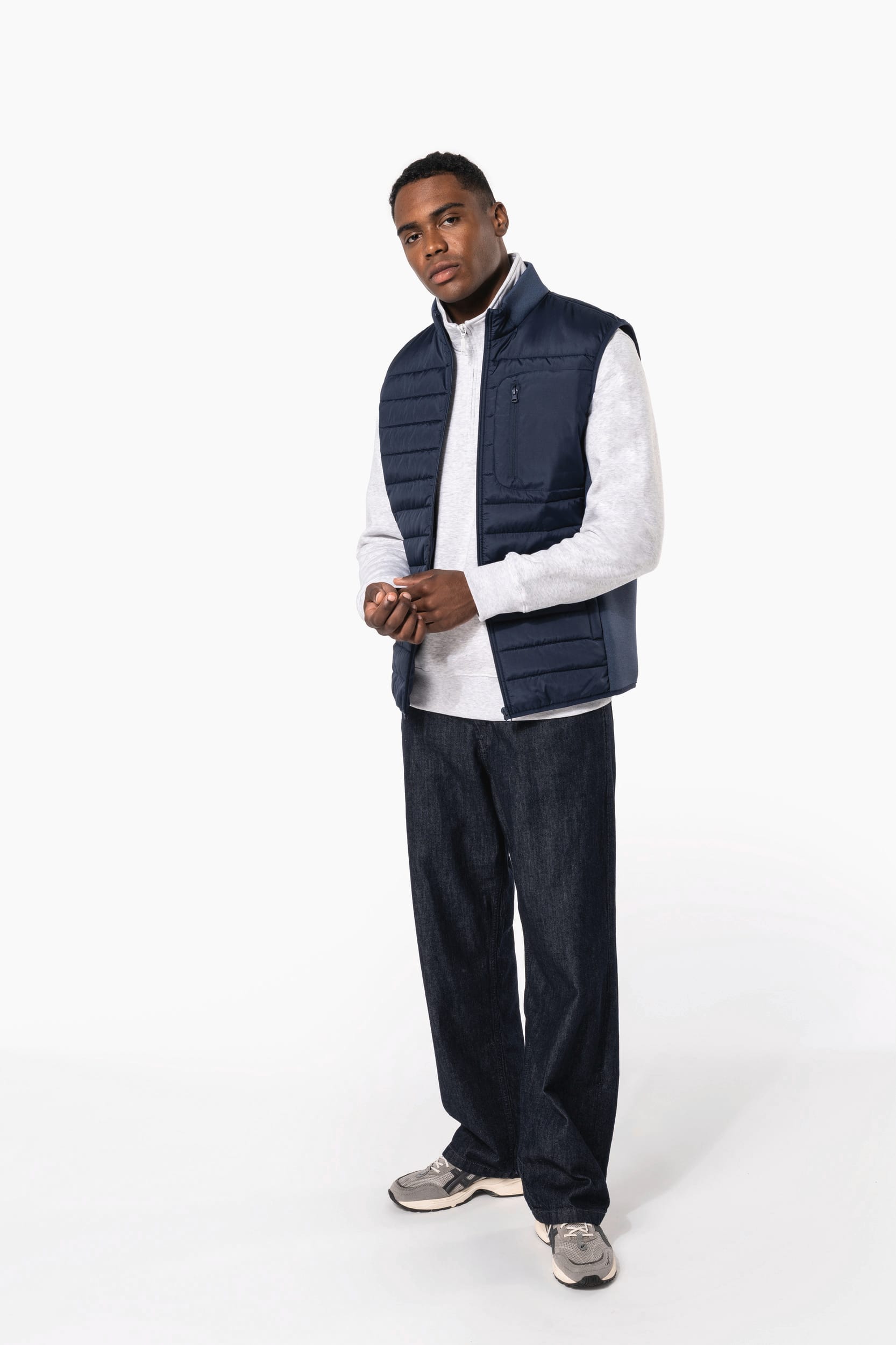 Heren Hybride Gewatteerd Vest – Gerecycleerde Voering | K6170