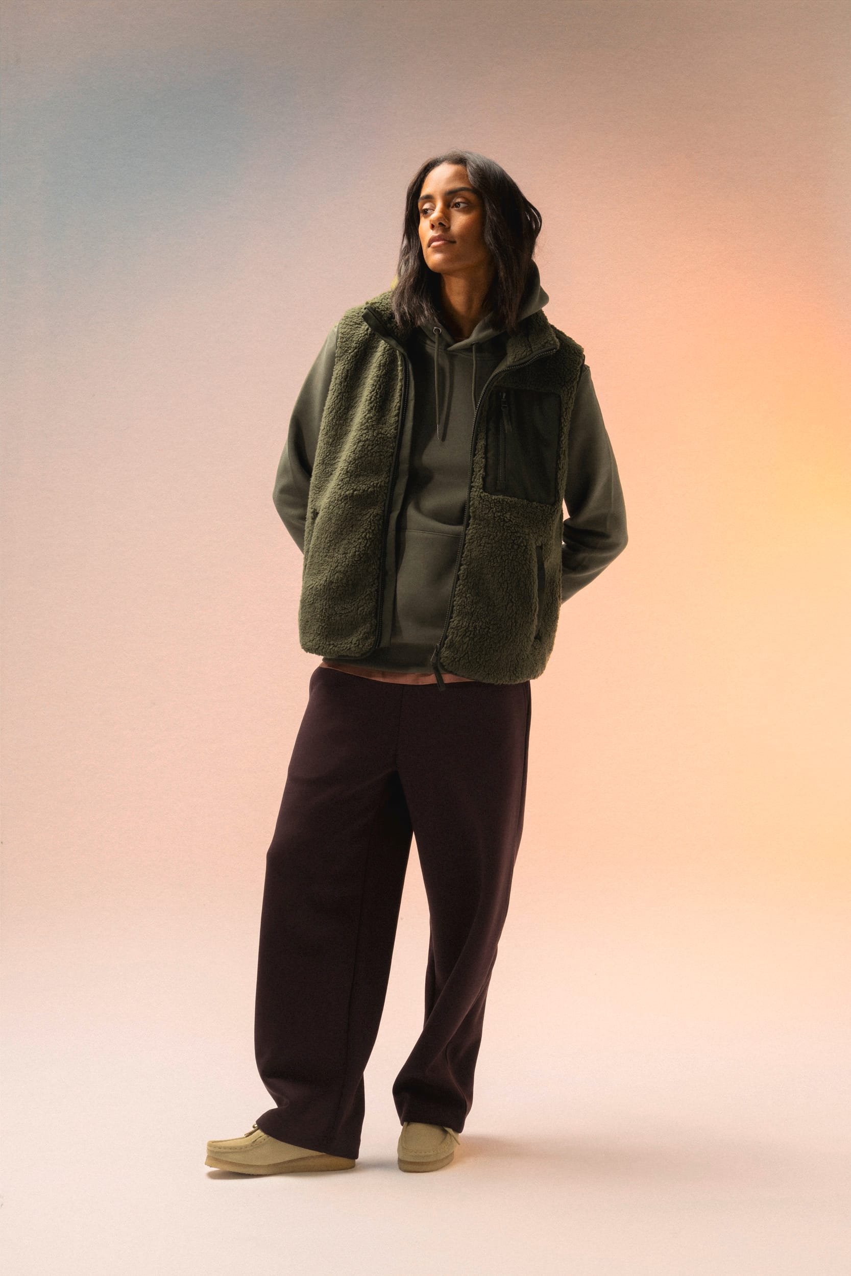 Unisex Gerecycled Sherpa Vest - NS624