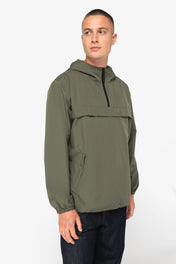 Native Spirit NS616 - Eco-friendly Unisex Quarter Zipper Waterproof Windbreaker