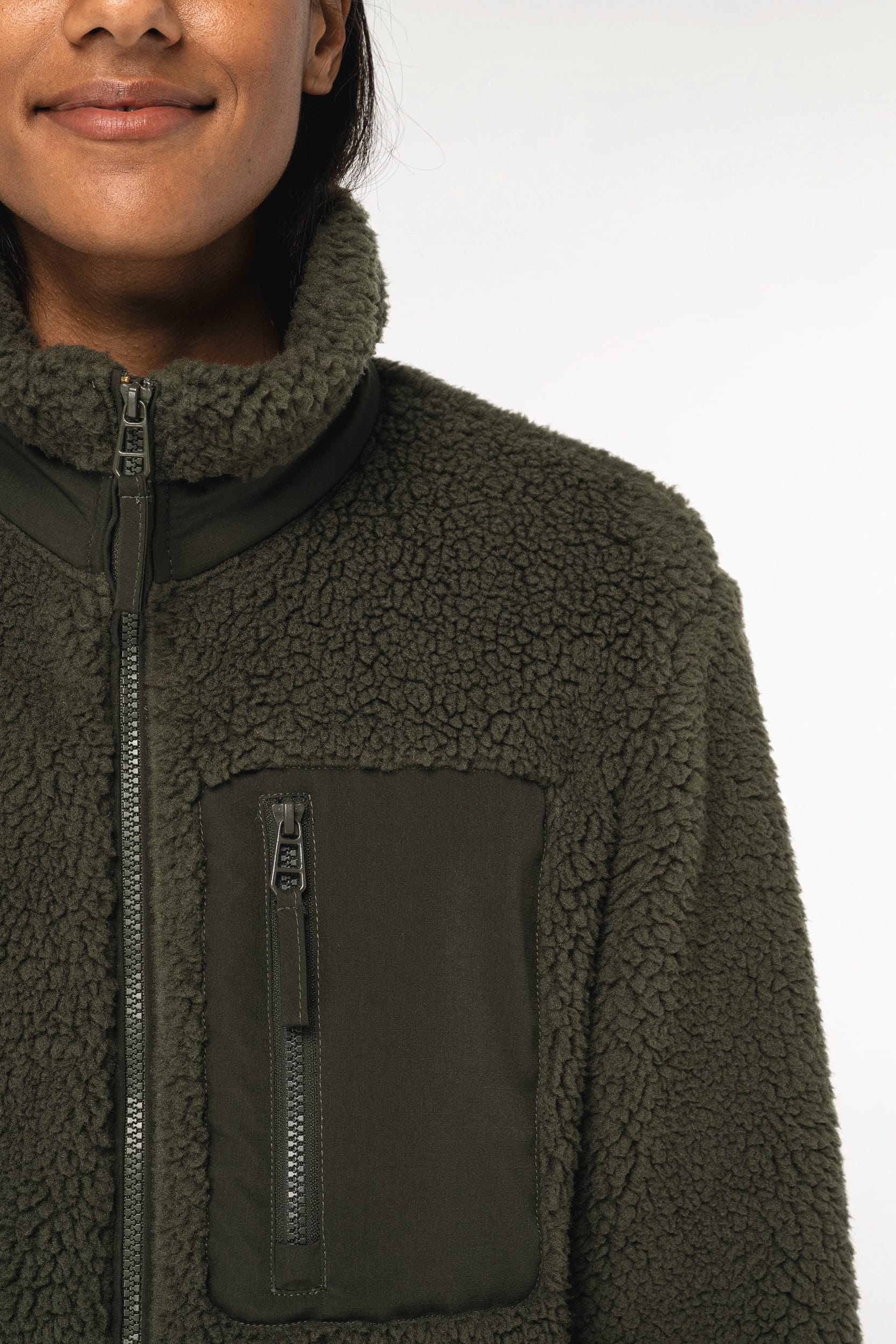 Native Spirit NS604 - Eco-friendly Unisex Sherpa Jacket