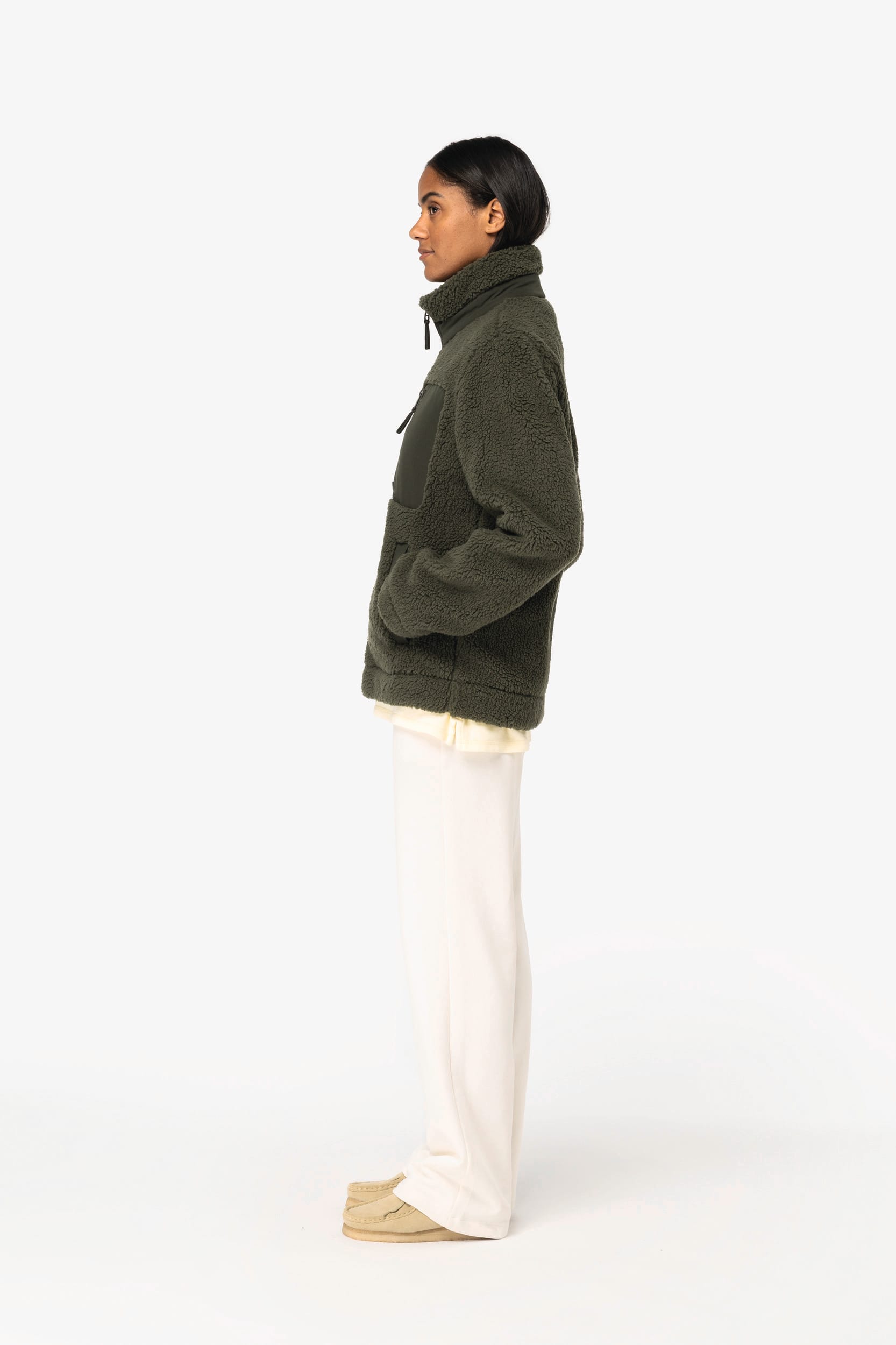 Native Spirit NS604 - Eco-friendly Unisex Sherpa Jacket