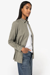 Camisa lavada para mujer - 135 g/m² - NS503