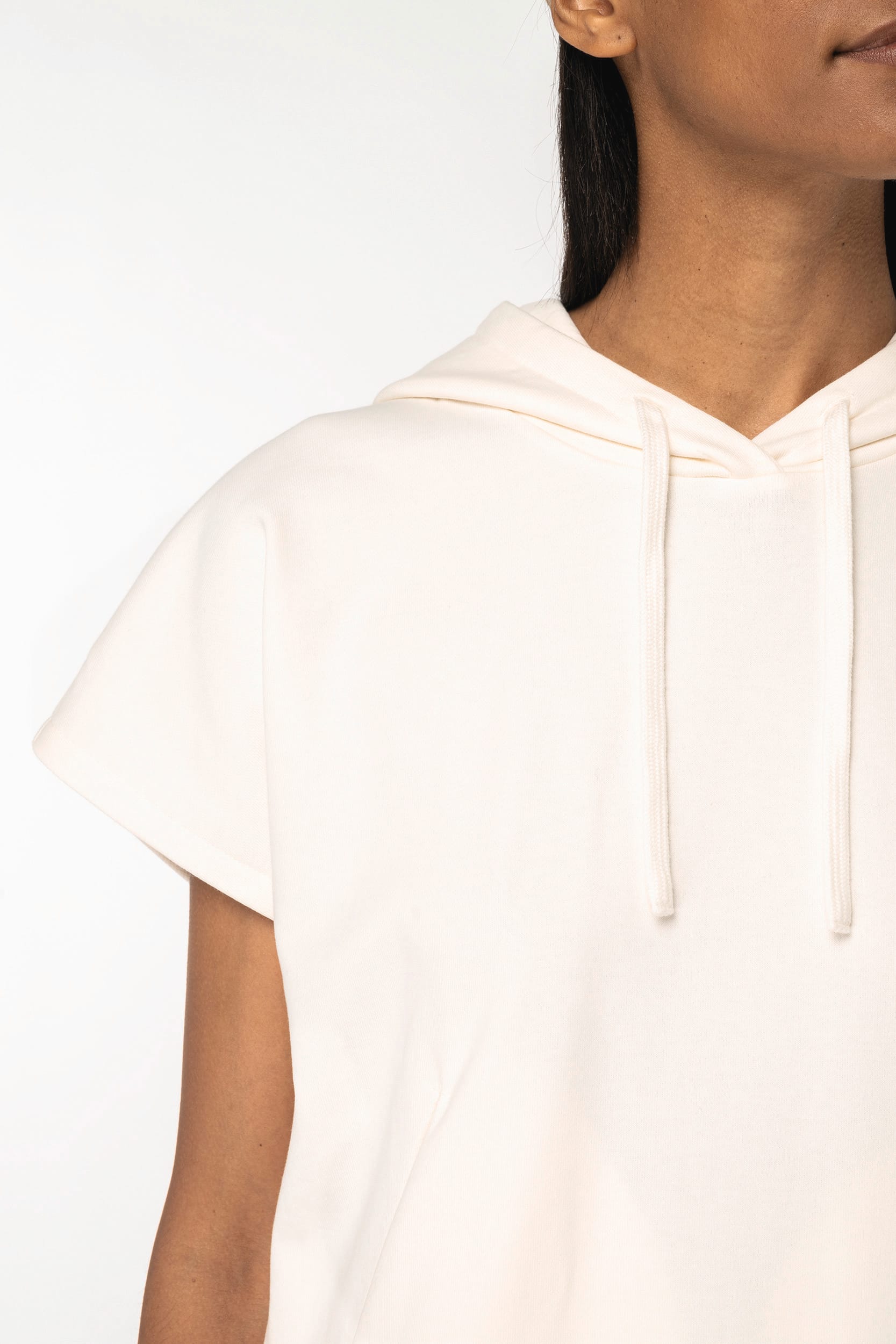 Native Spirit NS446 - Eco-friendly Ladies' French Terry Sleevless Hooded Oversize Sweatshirt