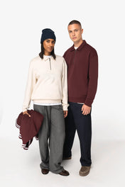 Unisex Quarter-Zip Sweatshirt with Polo Collar | NS432
