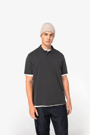 Biologisch Herenpolo - Gewassen Effect Jersey Breisel - 165 gsm - NS201