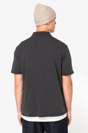 Biologisch Herenpolo - Gewassen Effect Jersey Breisel - 165 gsm - NS201