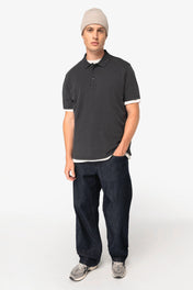 Biologisch Herenpolo - Gewassen Effect Jersey Breisel - 165 gsm - NS201