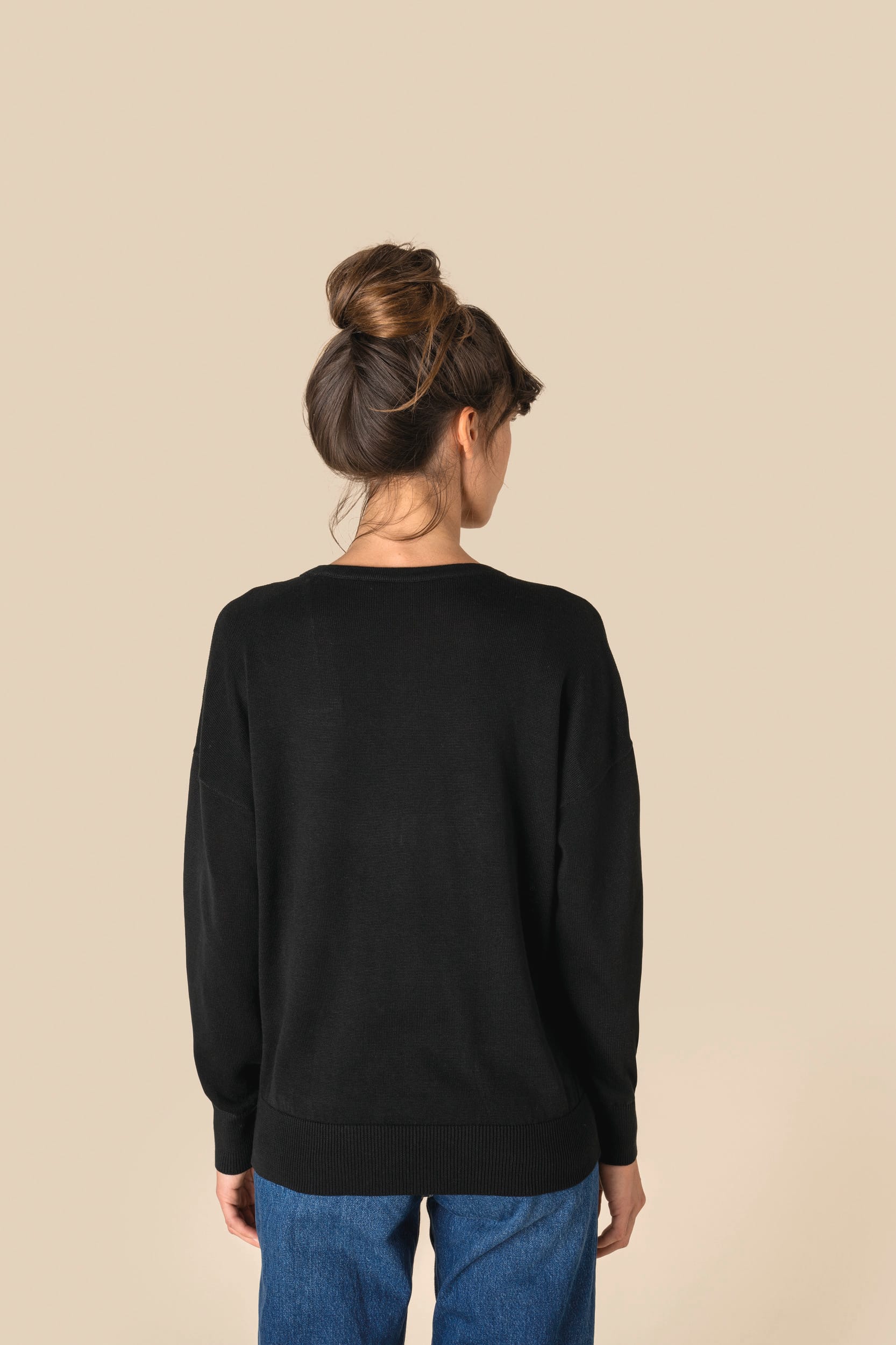 Cardigan da donna in lyocell e cotone biologico – 250 g/m² | SP922