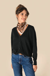 Cardigan da donna in lyocell e cotone biologico – 250 g/m² | SP922