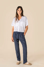 Pantaloni da donna in lyocell e cotone biologico lavati – 190 g/m² | SP724