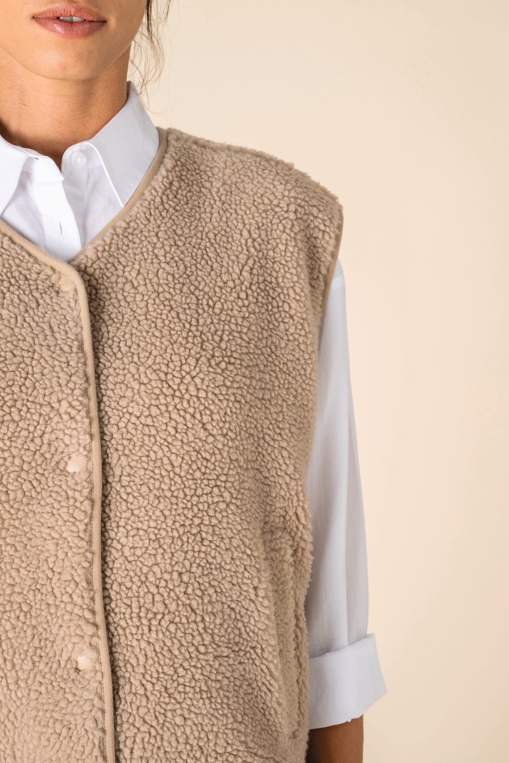 Spasso SP604 - Ladies' Sherpa Vest