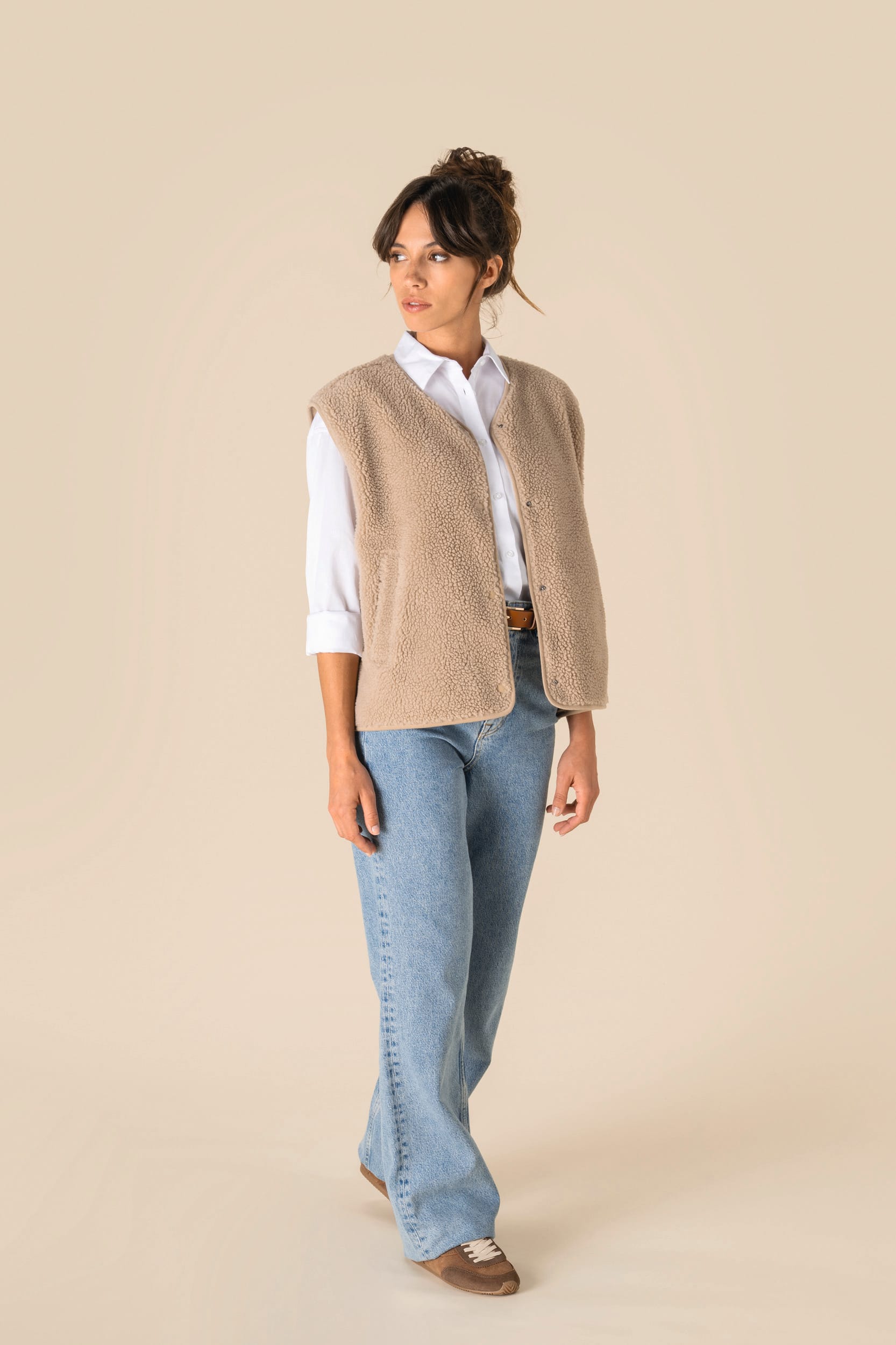 Spasso SP604 - Ladies' Sherpa Vest