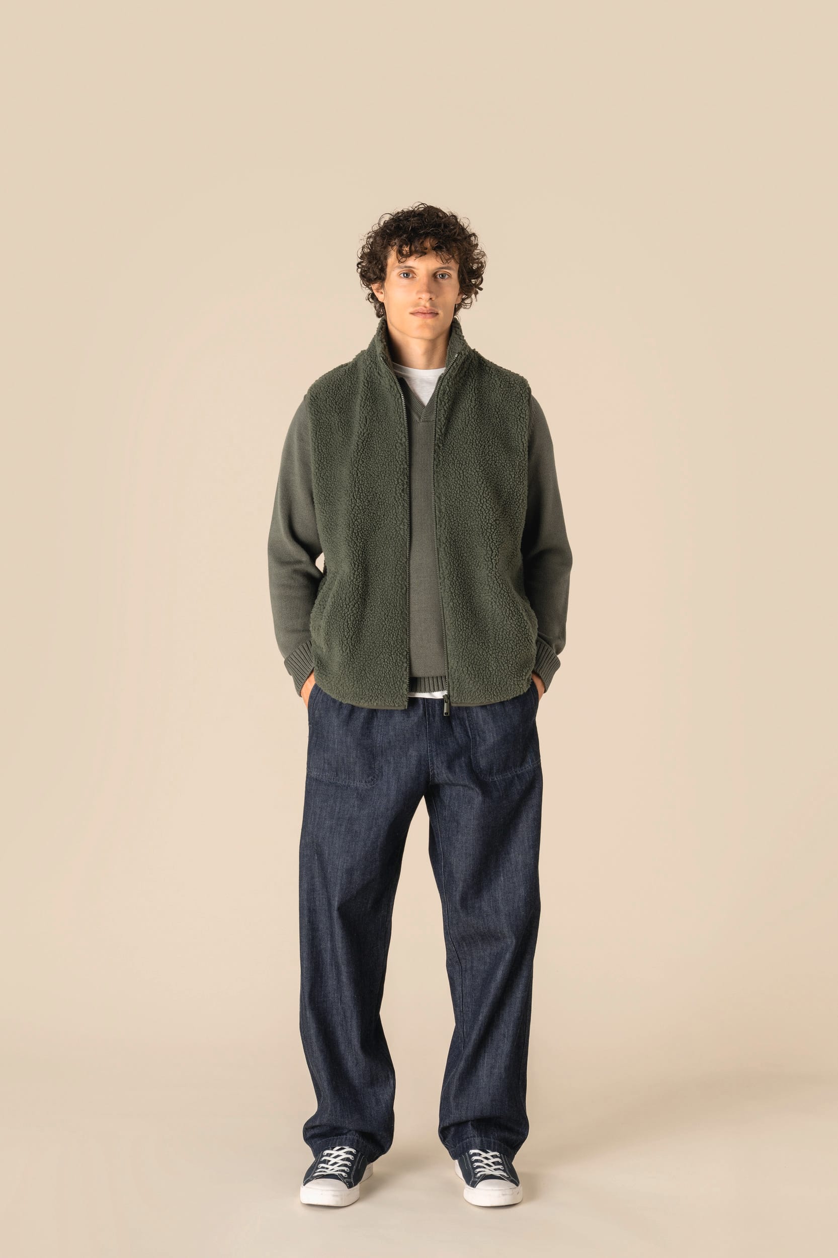 Spasso SP603 - Men's Sherpa Vest