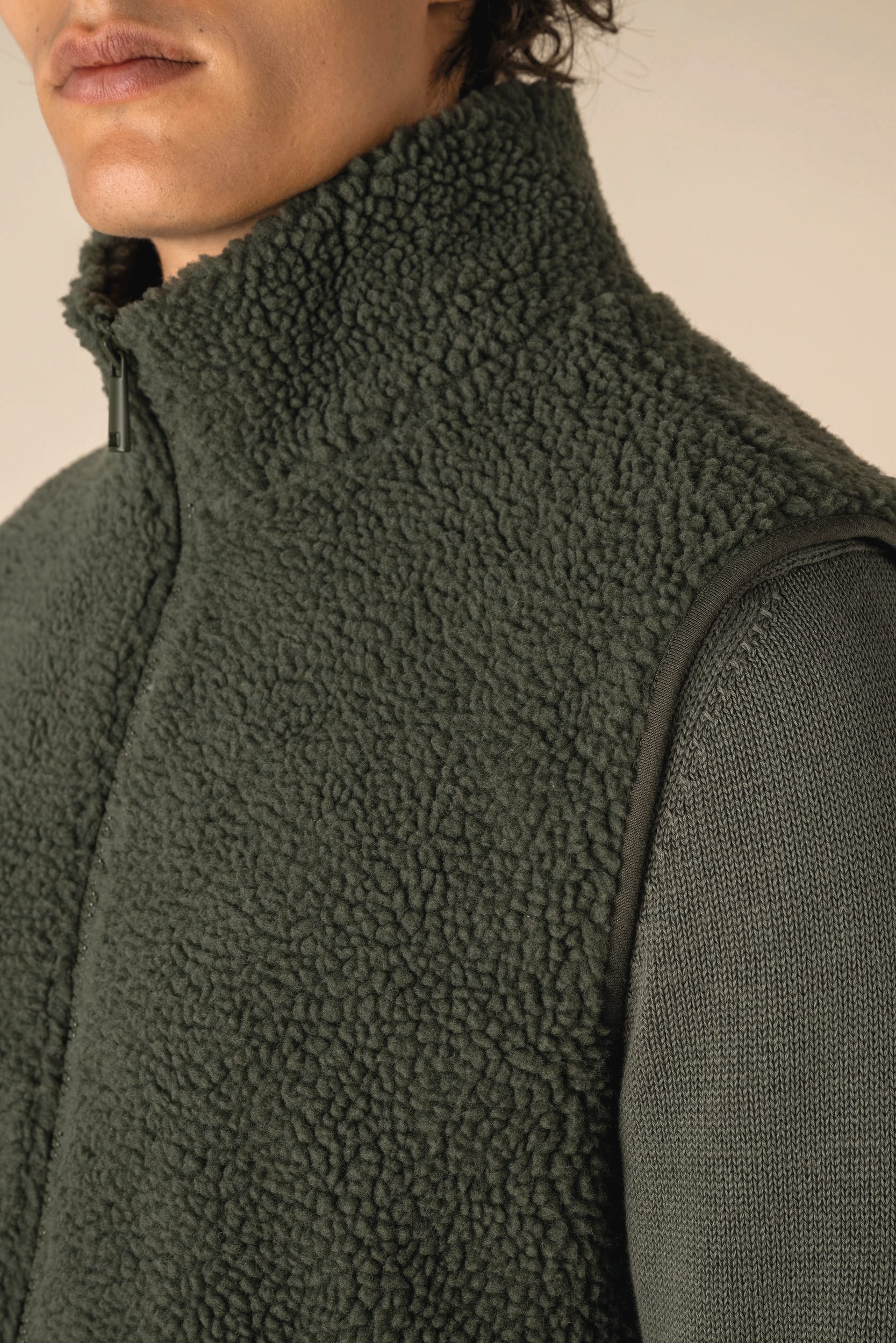 Spasso SP603 - Men's Sherpa Vest