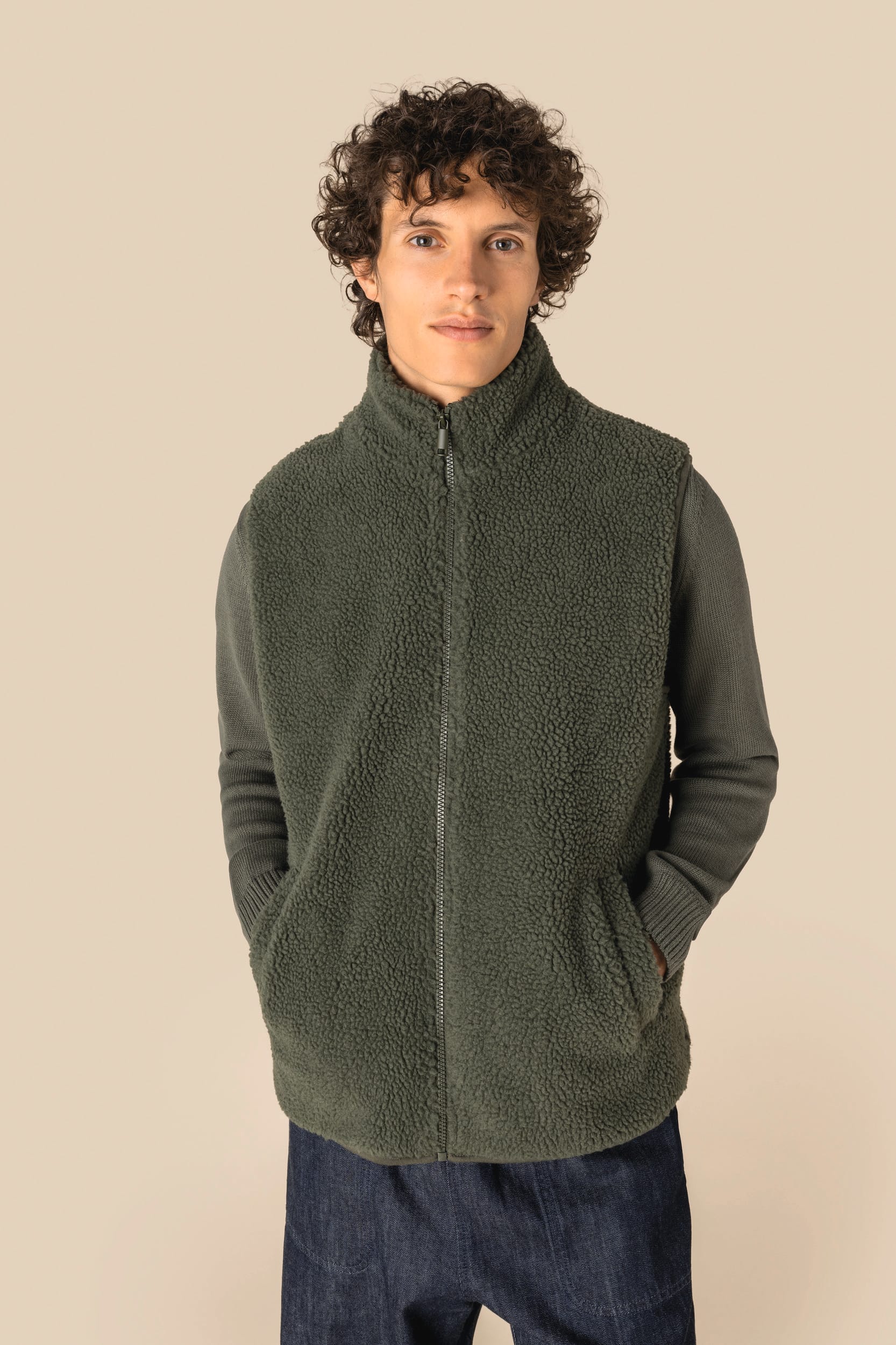 Spasso SP603 - Men's Sherpa Vest