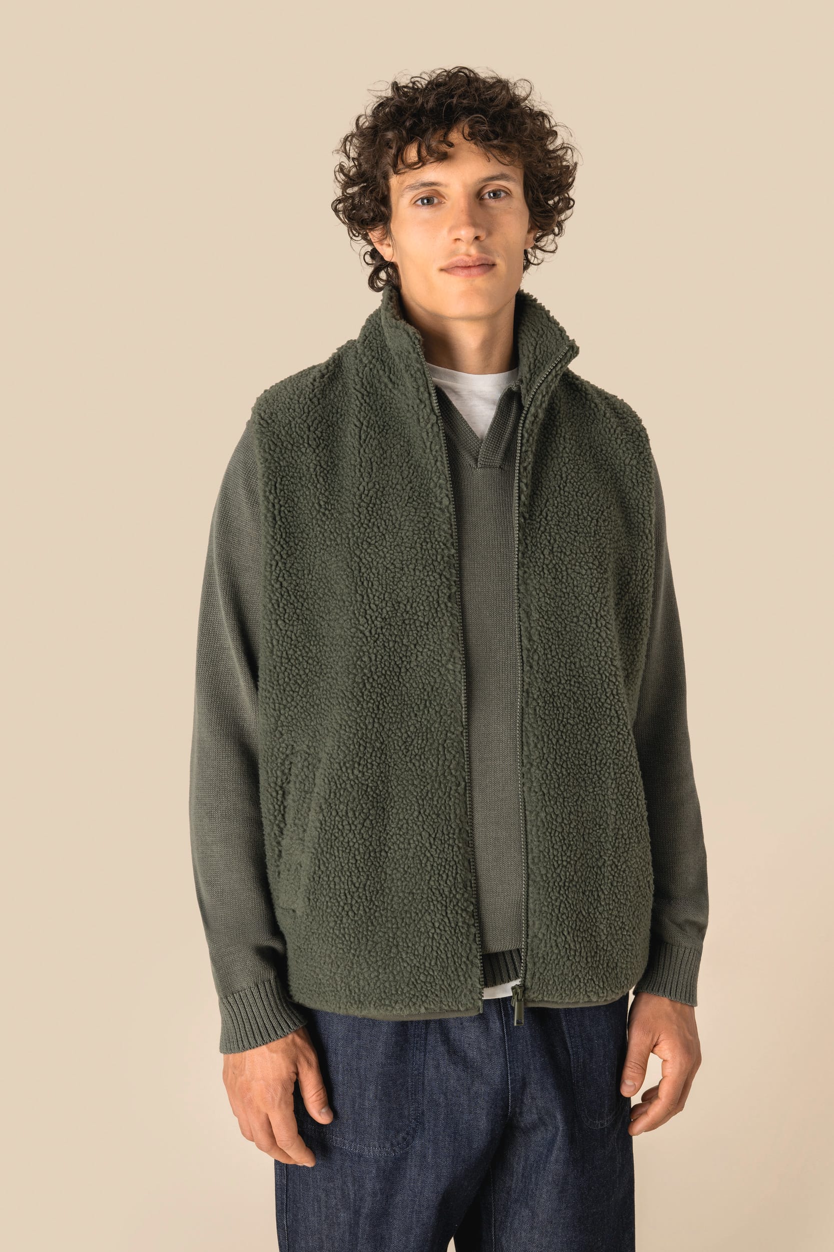 Spasso SP603 - Men's Sherpa Vest