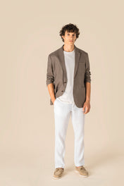 Spasso SP600 - Men's Washed Effect Linen Blazer