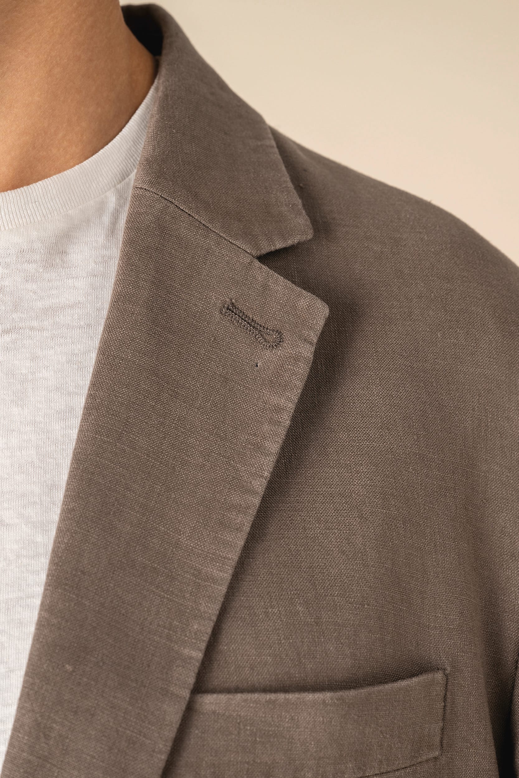 Spasso SP600 - Men's Washed Effect Linen Blazer