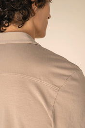 Gewassen Jersey Bowlingkraag Overhemd voor Heren – 165 g/m² | SP522