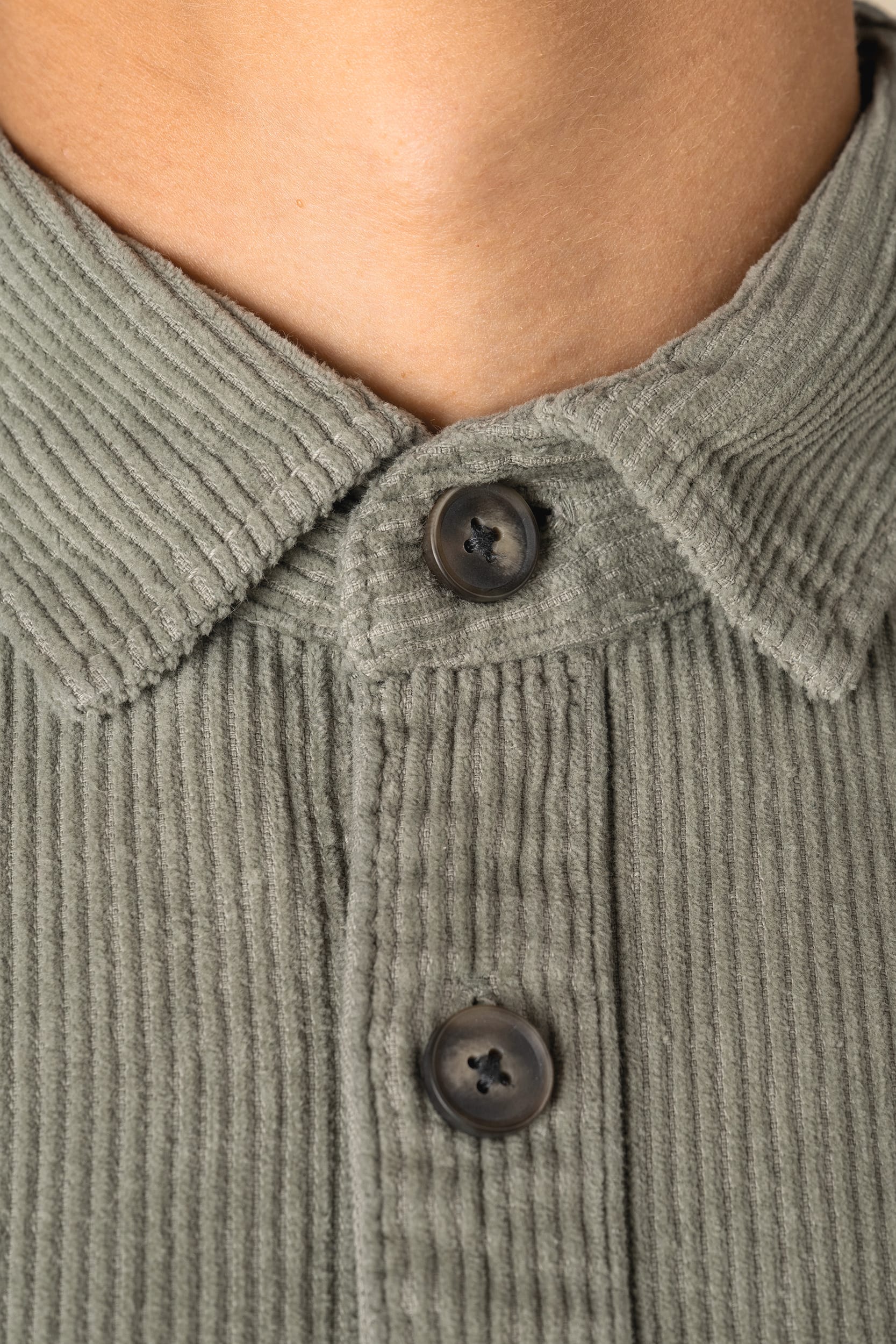 Gewassen Corduroy Overhemd voor Mannen – 320 g/m² | SP519